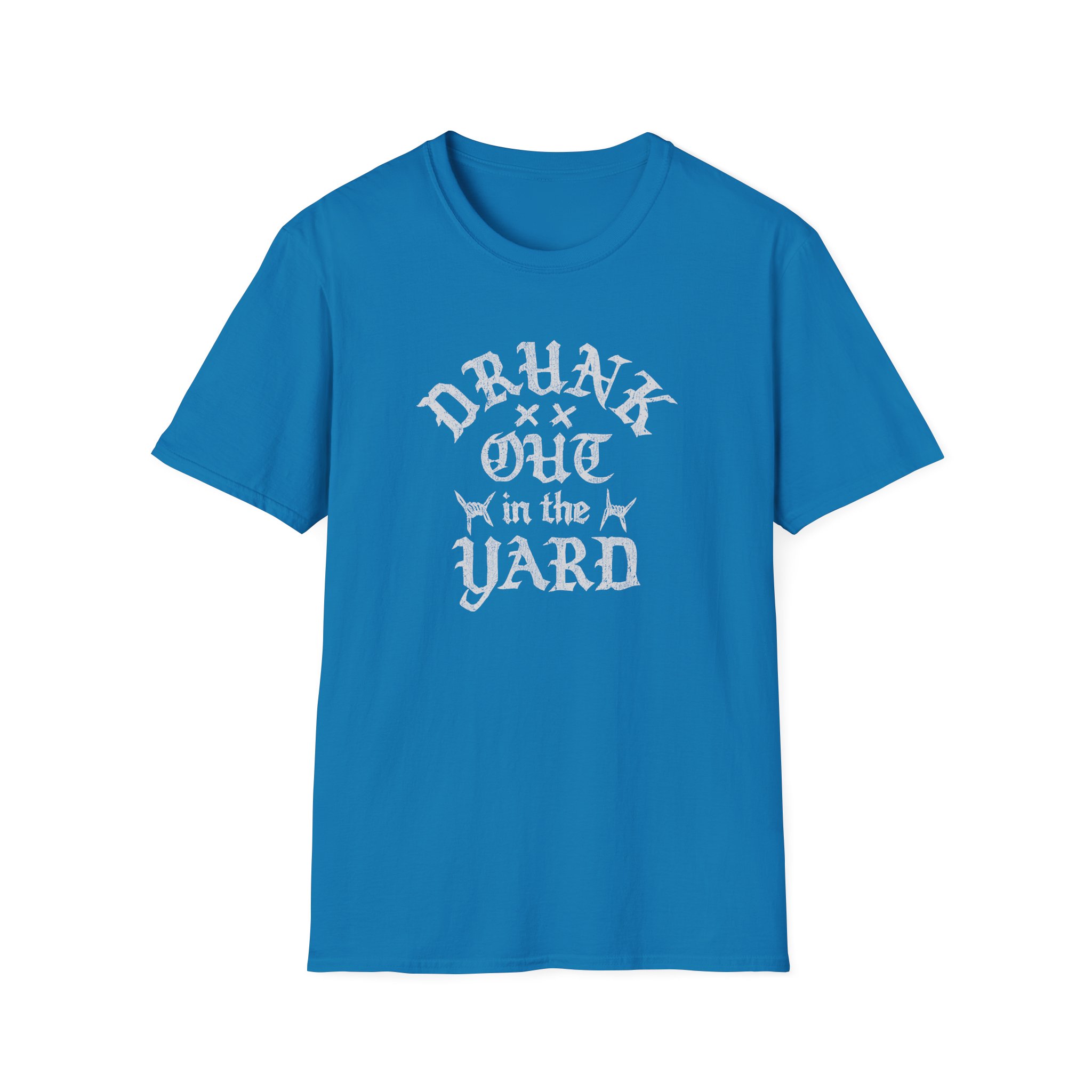 Hd Drunk Out in the Yard Unisex Softstyle T-Shirt - Image 13