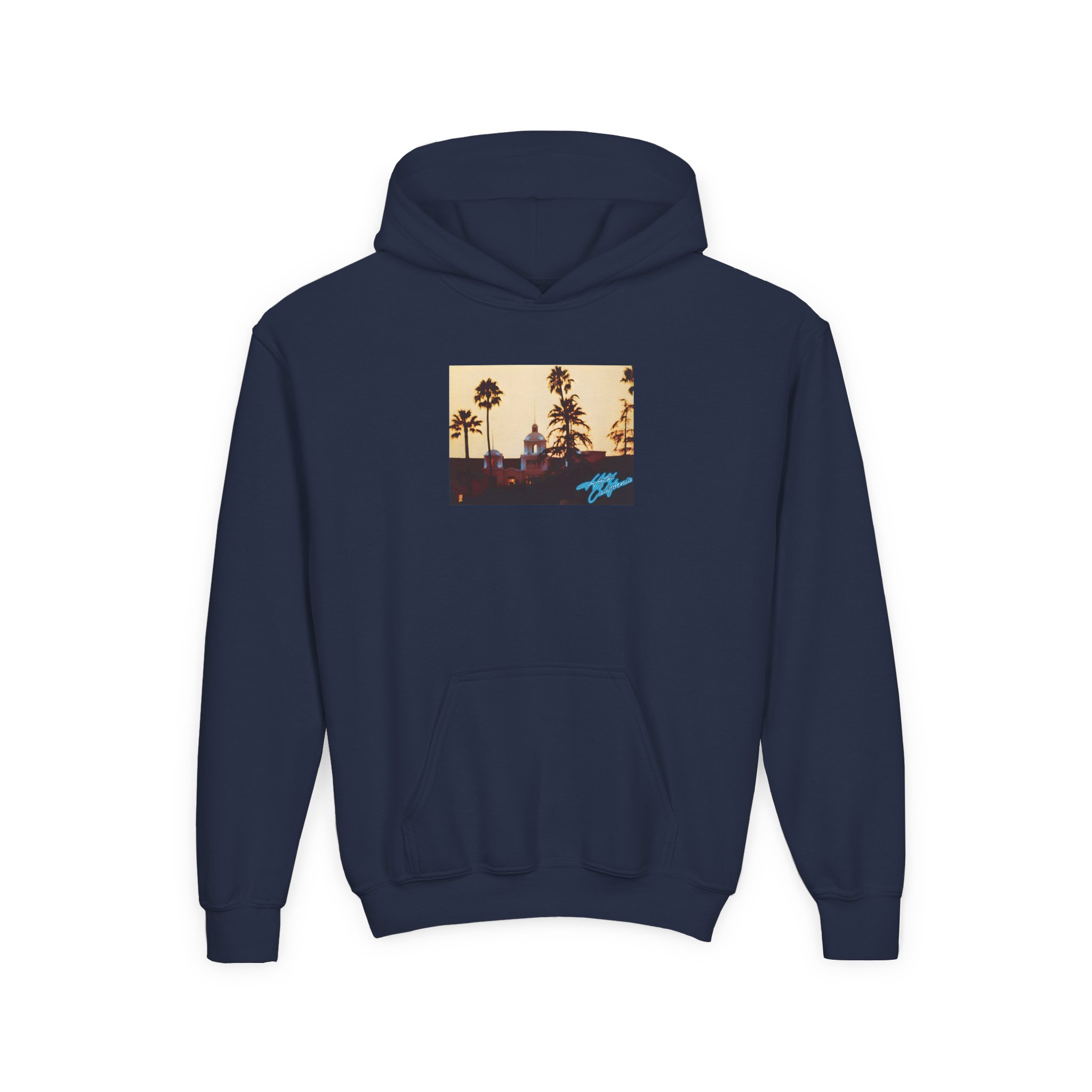 Youth The Eagles Hotel California Heavy Blend Hooded Sweatshirt - Image 19