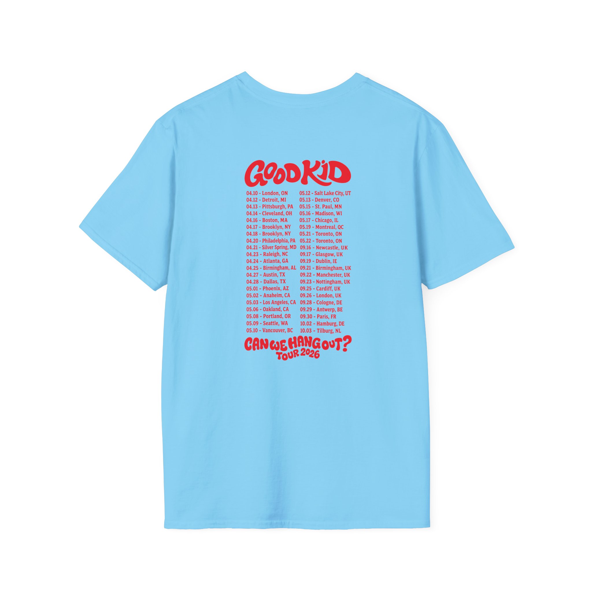 Good Kid Can We Hang Out Unisex Softstyle T-Shirt - Image 20