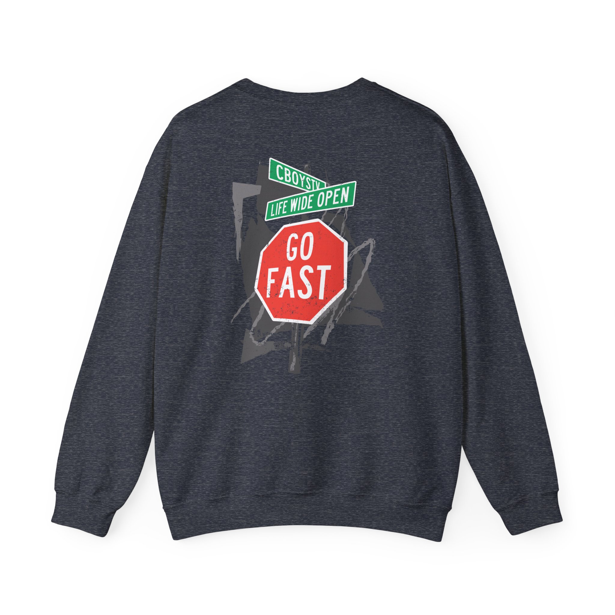Cboystv Street Sign Unisex Heavy Blend™ Crewneck Sweatshirt - Image 12