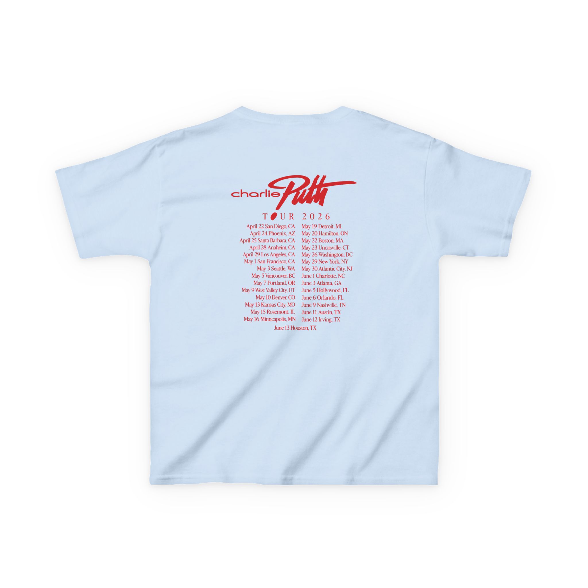 Charlie Puth Whatever's Clever! 2026 Kids Heavy Cotton™ Tee - Image 10
