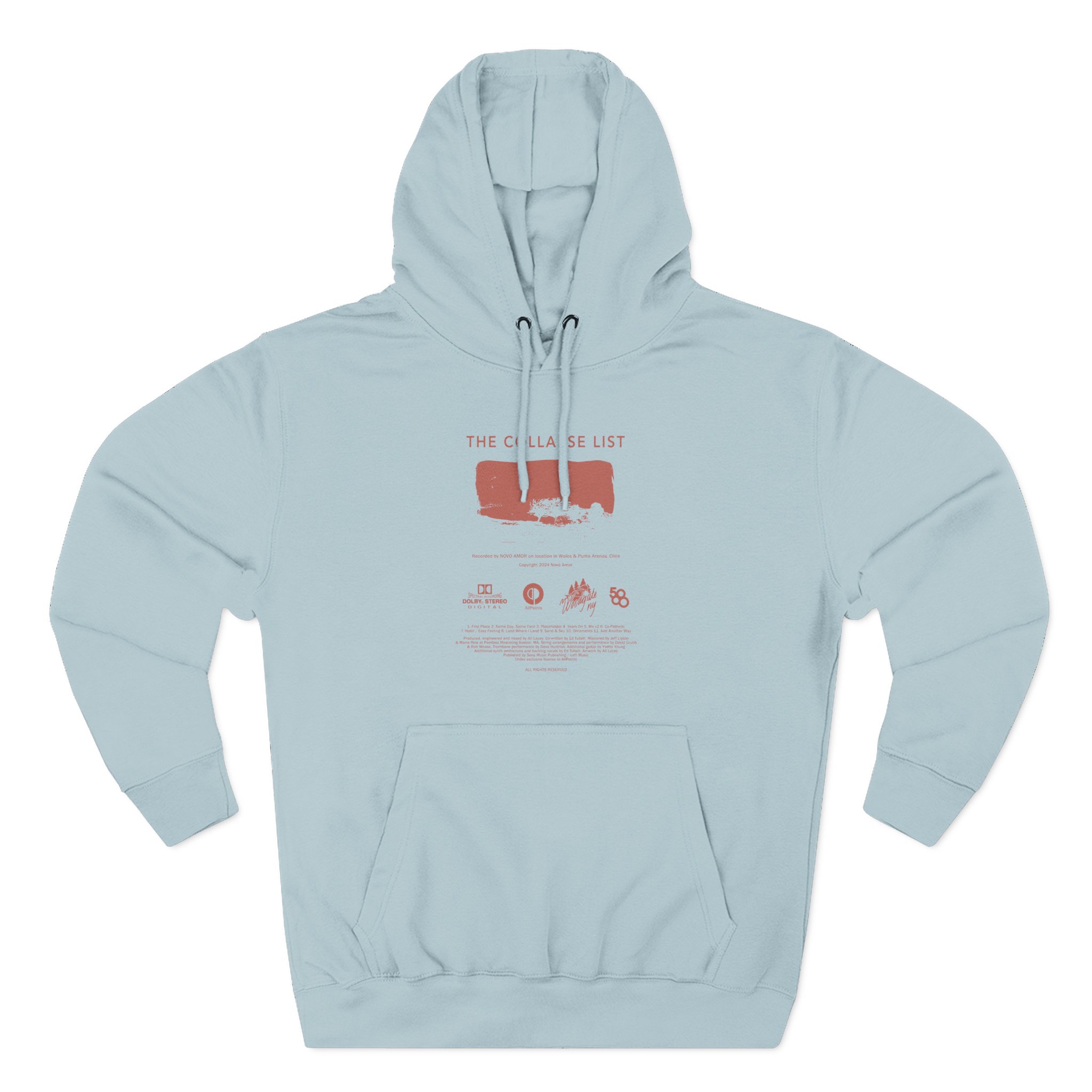 Novo Amor The Collapse List Three-Panel Fleece Hoodie - Image 5