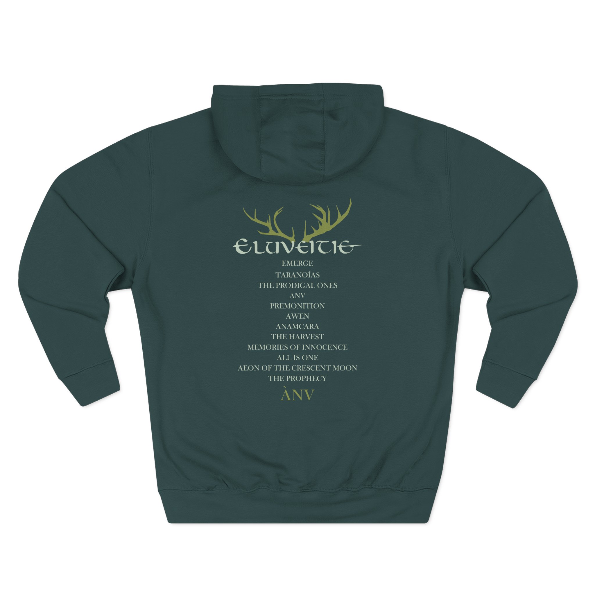 Eluveitie Anv Cover Three-Panel Fleece Hoodie - Image 6