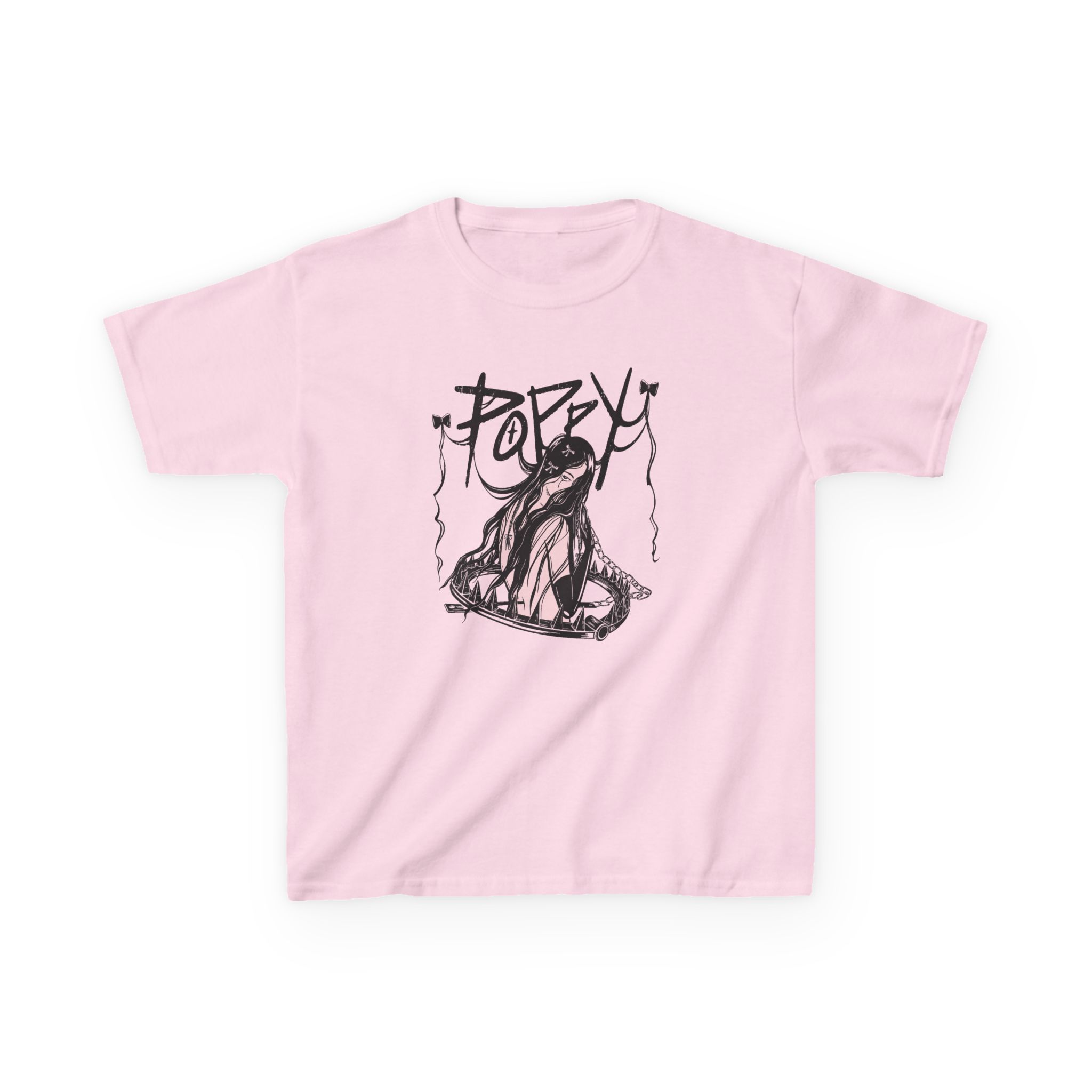 Kids Poppy Negative Spaces Heavy Cotton™ Tee - Image 11