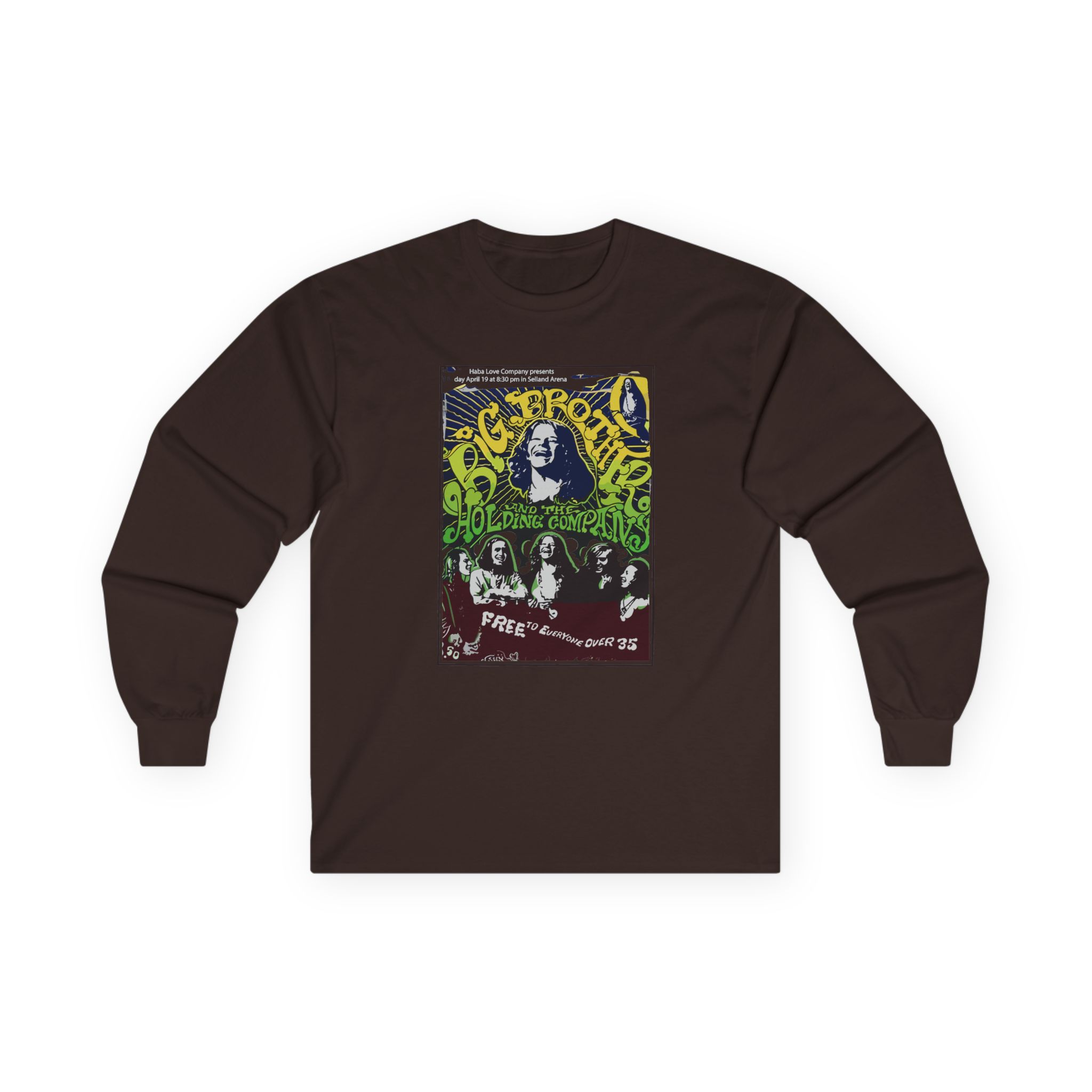 Janis Joplin Free to Everyone Unisex Ultra Cotton Long Sleeve Tee - Image 3