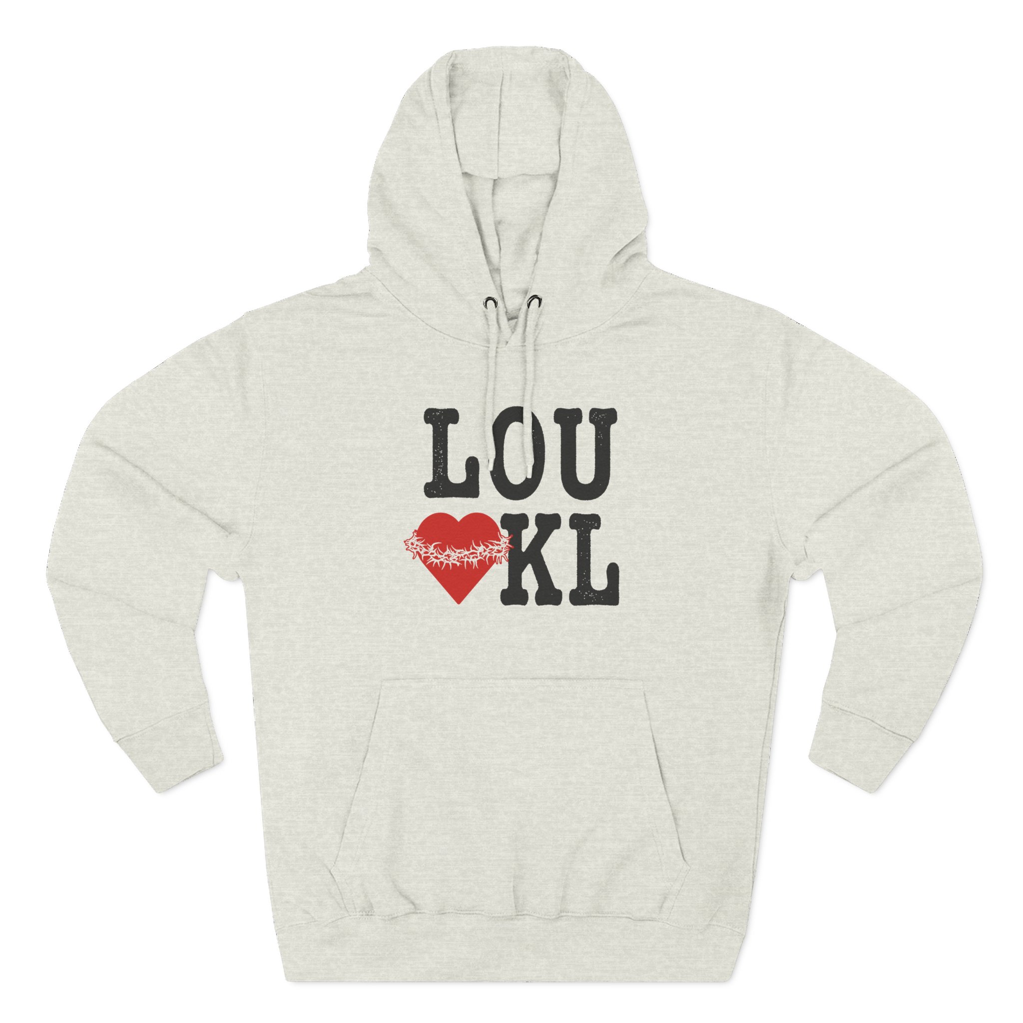Knocked Loose I Heart Kl Three-Panel Fleece Hoodie - Image 9
