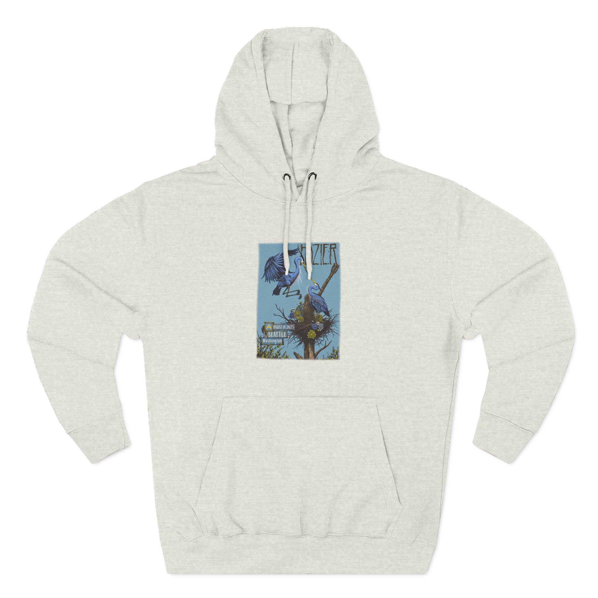 Hozier Seattle August 14 Show Three-Panel Fleece Hoodie - Image 7