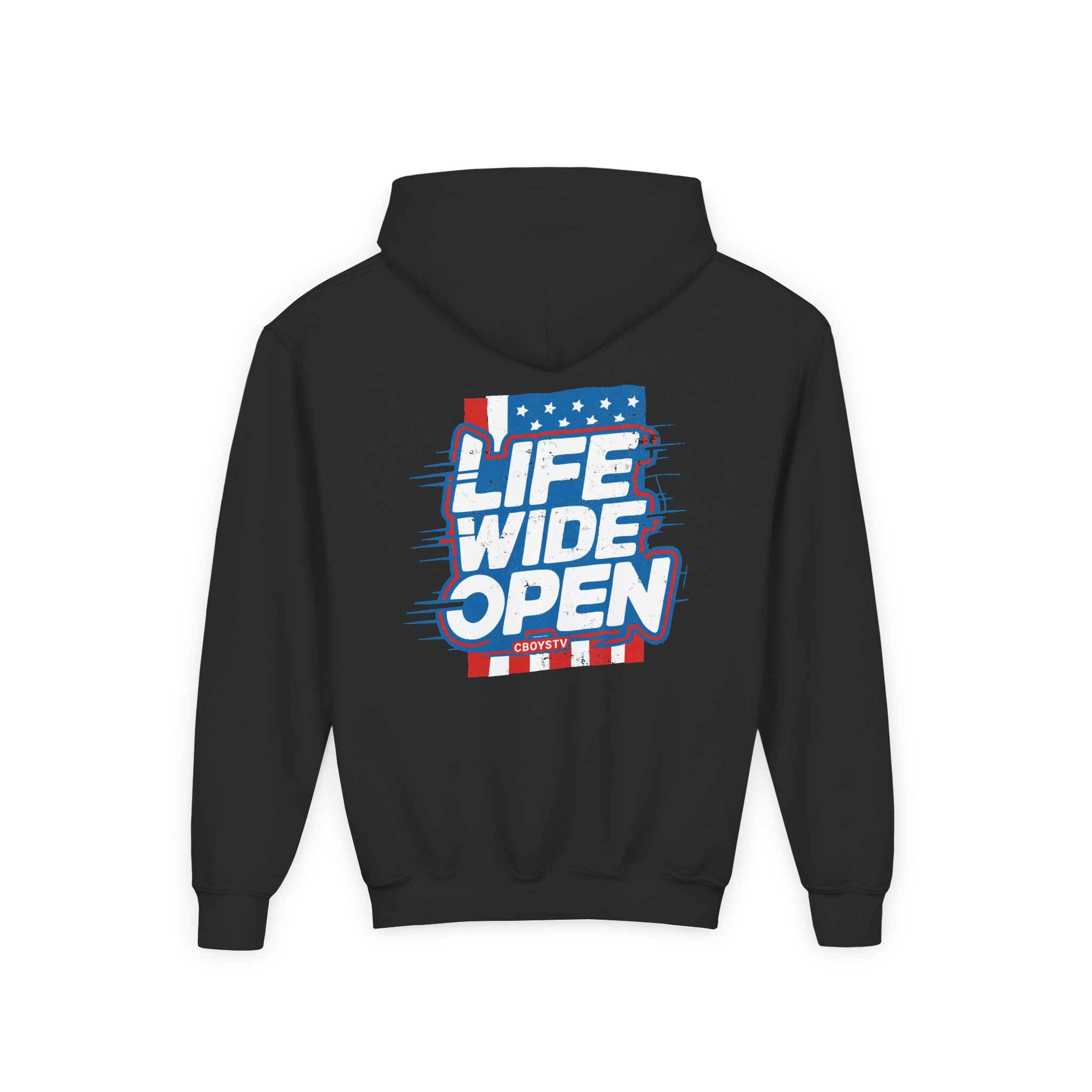 Cboystv Patriot Youth Heavy Blend Hooded Sweatshirt - Image 2