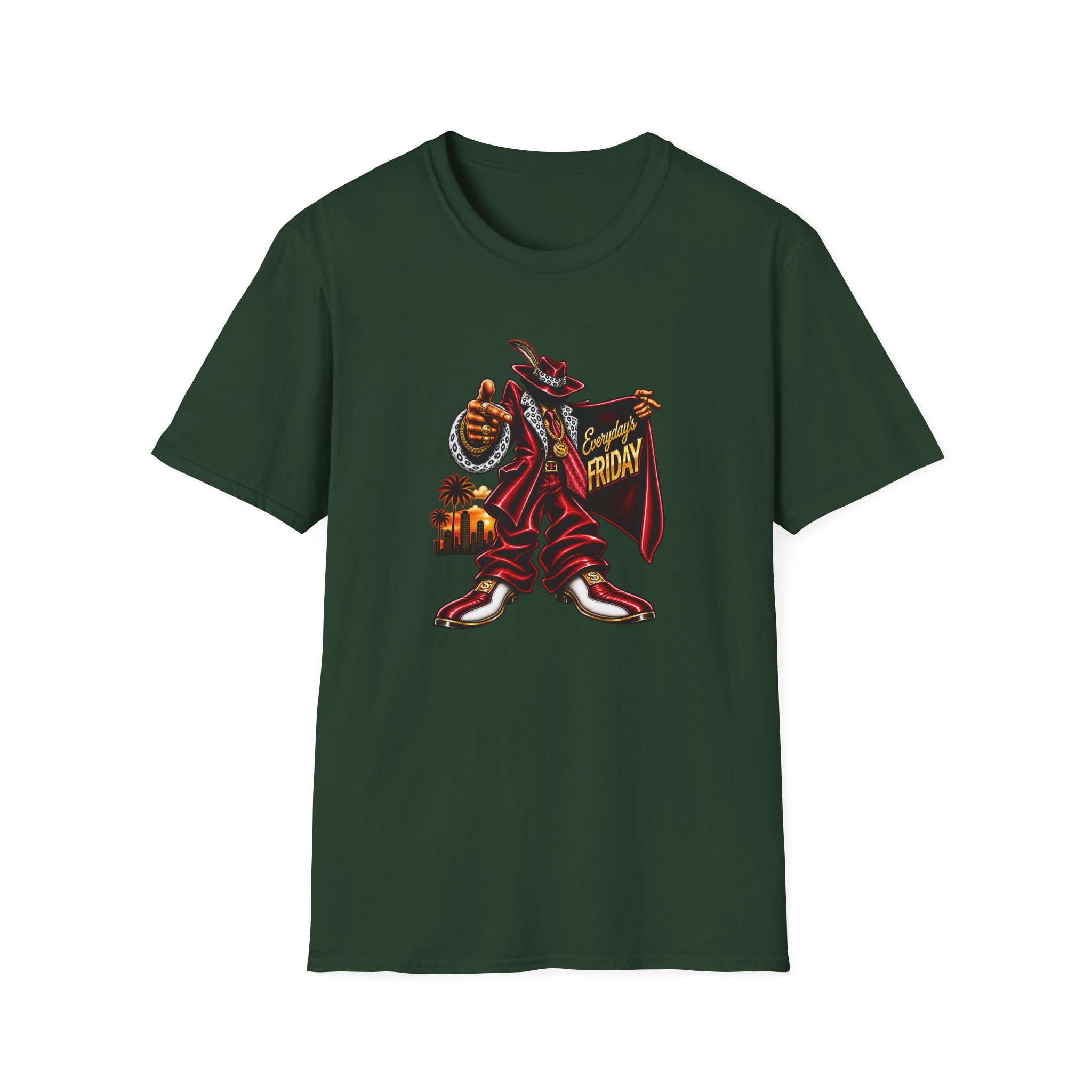 Ice Cube Pimp Unisex Softstyle T-Shirt - Image 9