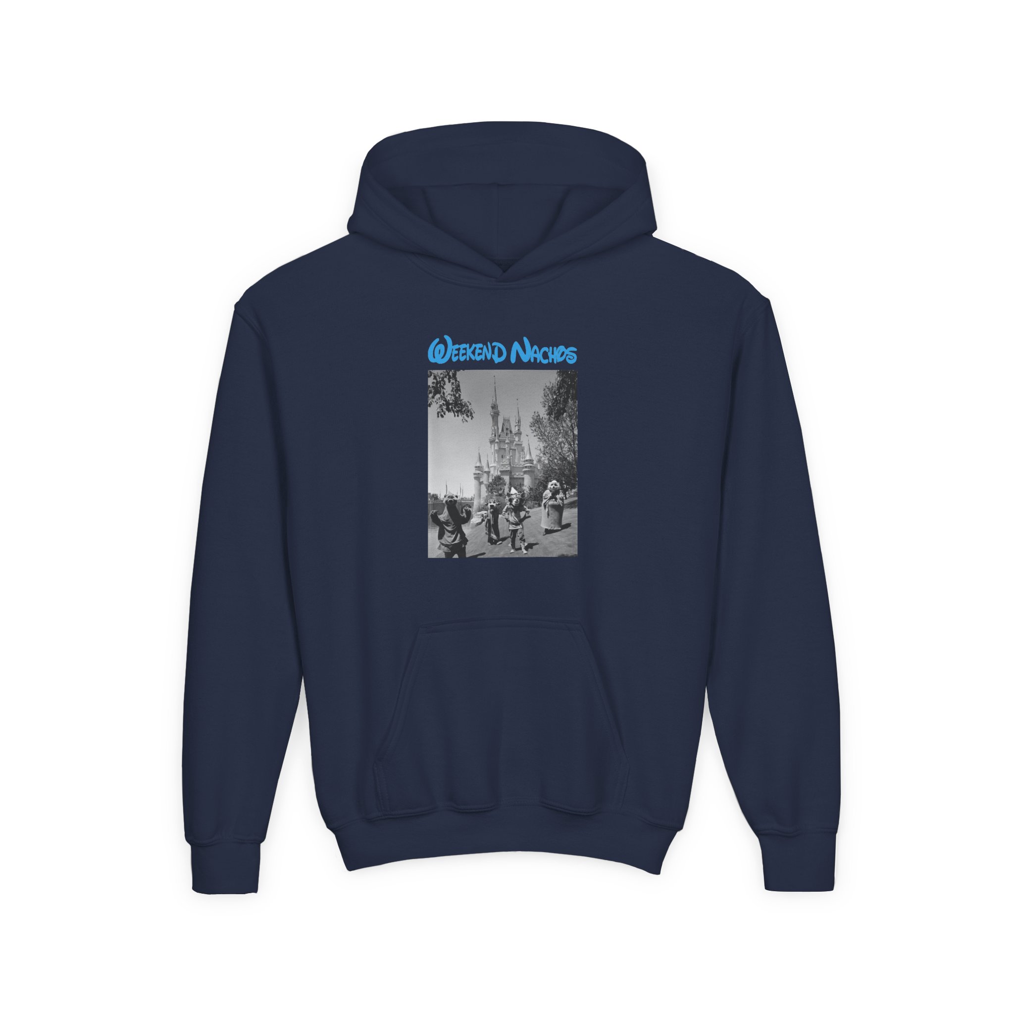 Youth Weekend Nachos Sound and Fury Heavy Blend Hooded Sweatshirt - Image 7