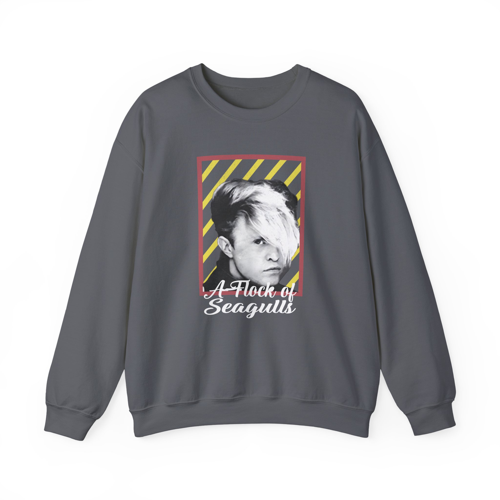 A Flock of Seagulls Neon Unisex Heavy Blend™ Crewneck Sweatshirt - Image 9
