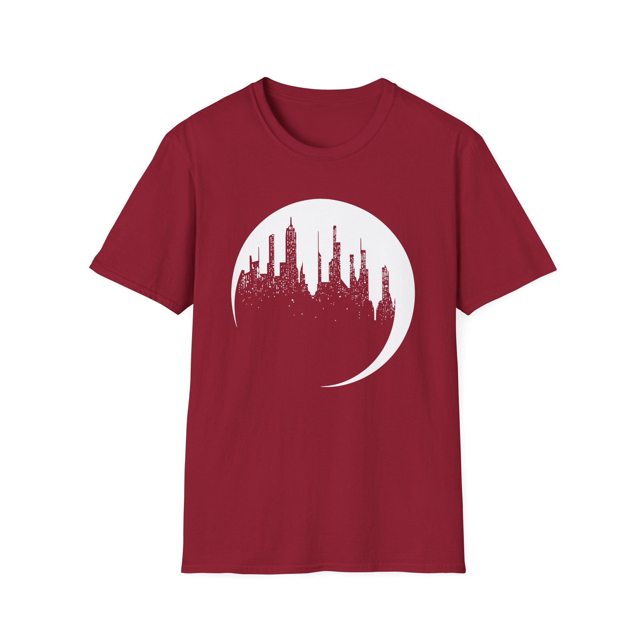 Dropout Unsleeping City Glow-In-The-Dark Unisex Softstyle T-Shirt - Image 13