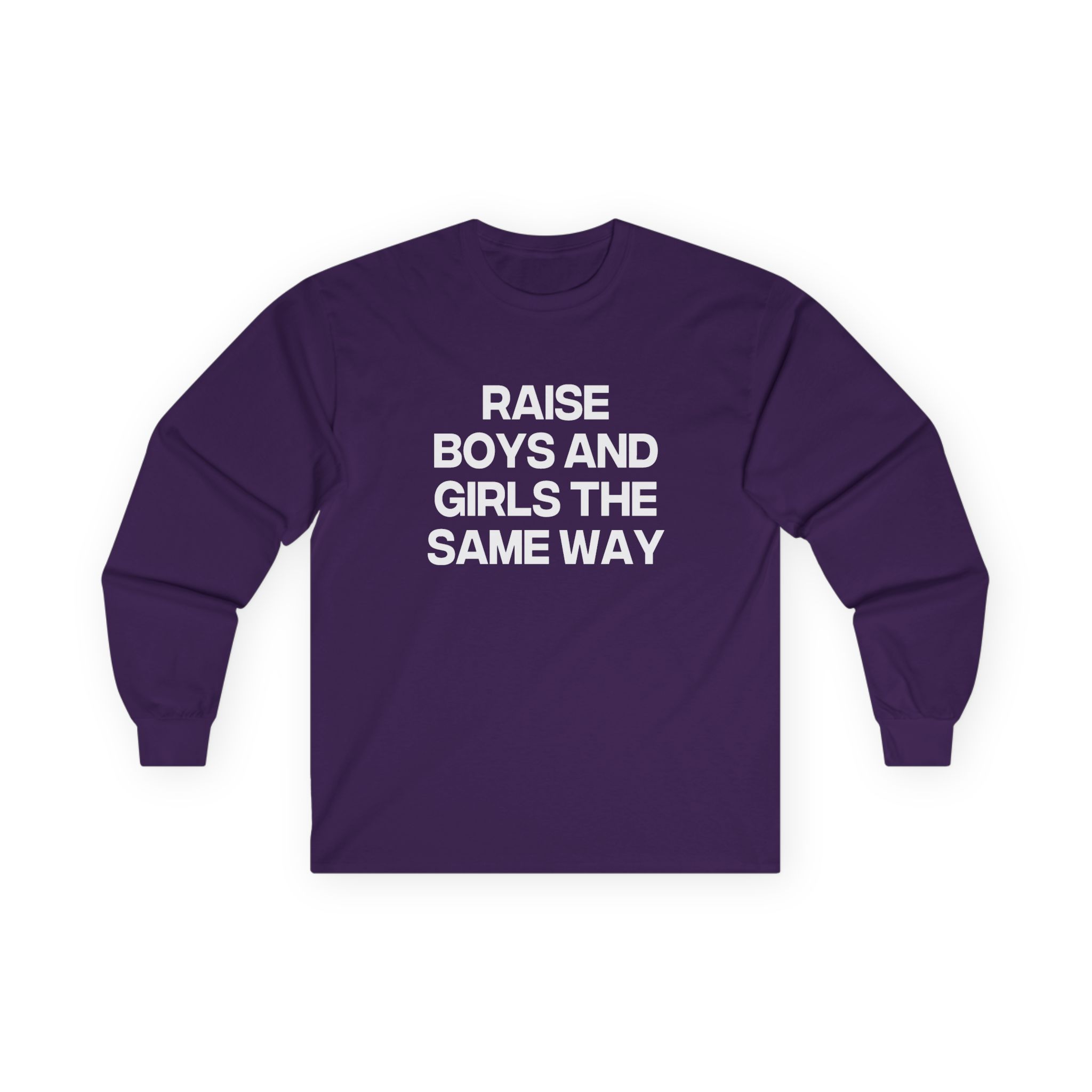 Jenny Holzer Raise the Same Way Unisex Ultra Cotton Long Sleeve Tee - Image 13