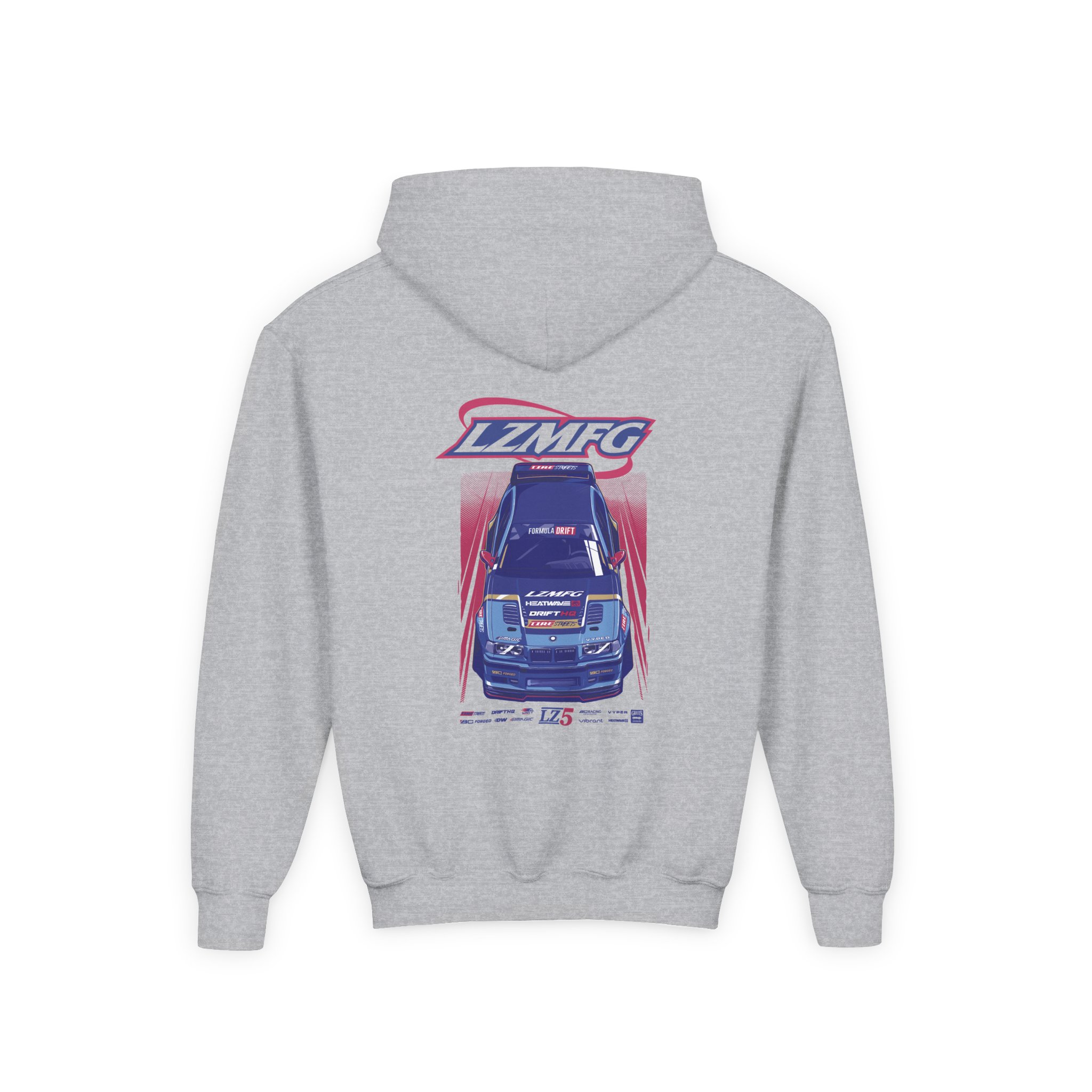 Adam LZ 2025 E36 Team Youth Heavy Blend Hooded Sweatshirt - Image 4