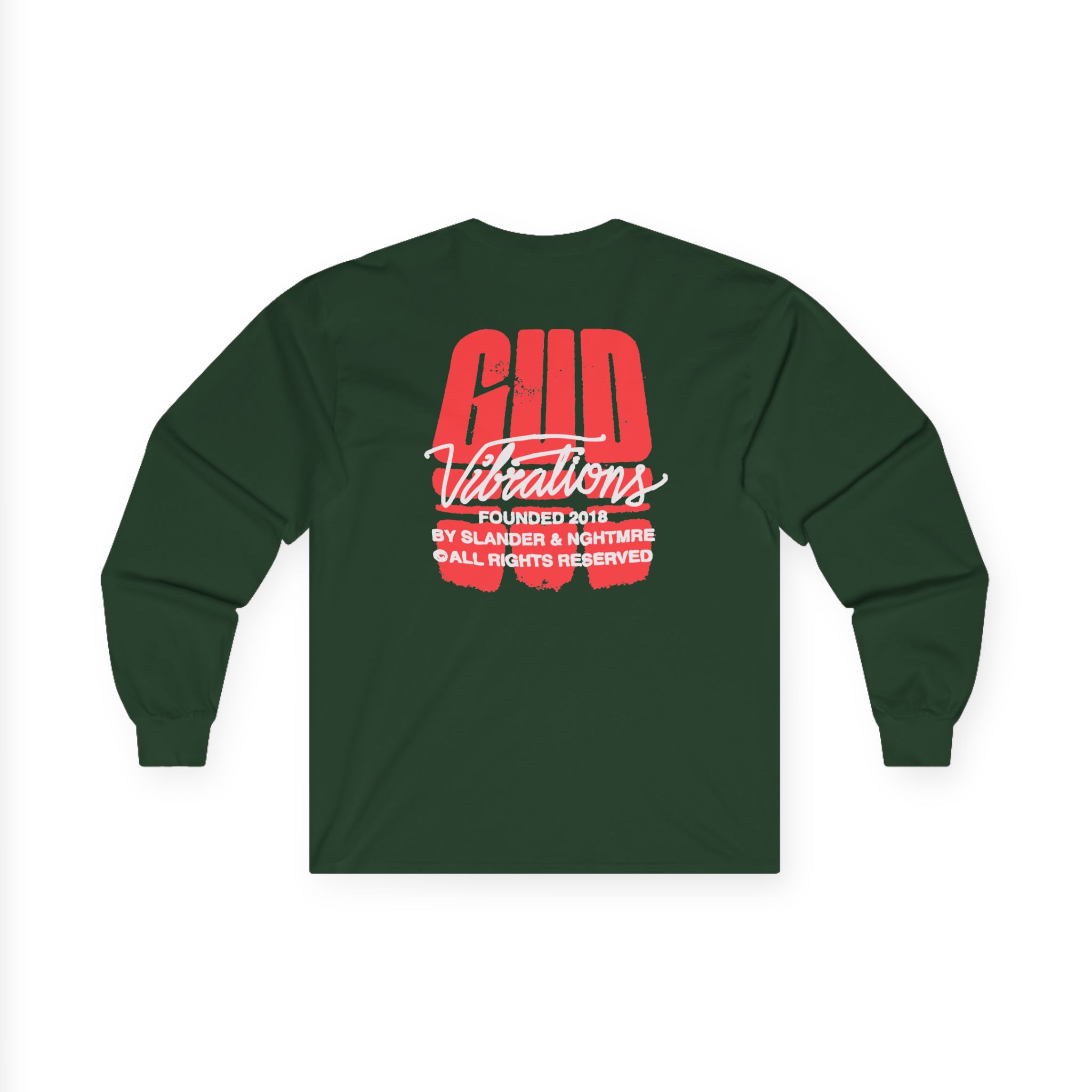 Slander Gud Vibrations Graffiti Unisex Ultra Cotton Long Sleeve Tee - Image 6