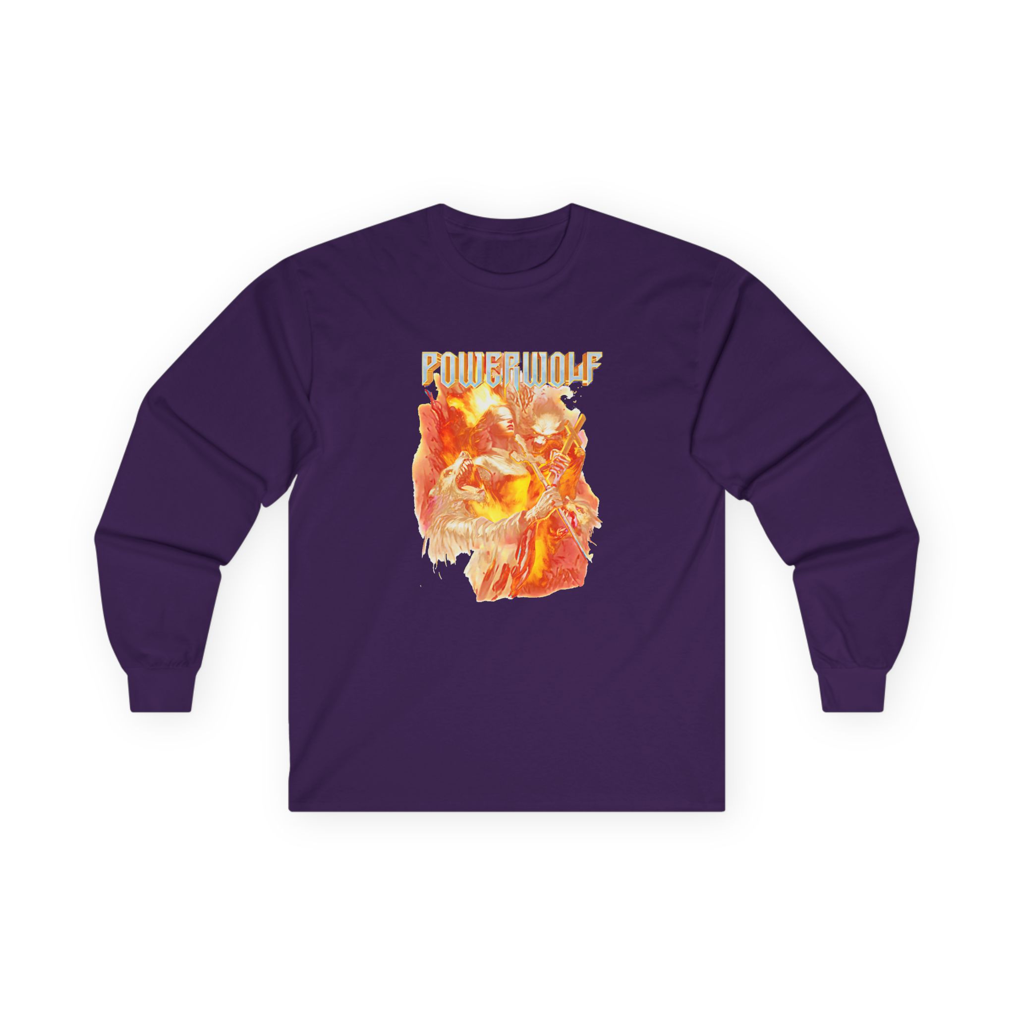 Powerwolf Joan of Arc Unisex Ultra Cotton Long Sleeve Tee - Image 7