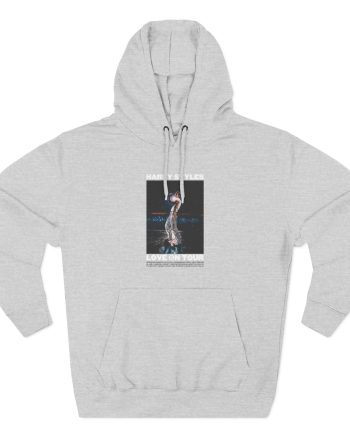 Love on Tour Gray Photo Three-Panel Fleece Hoodie