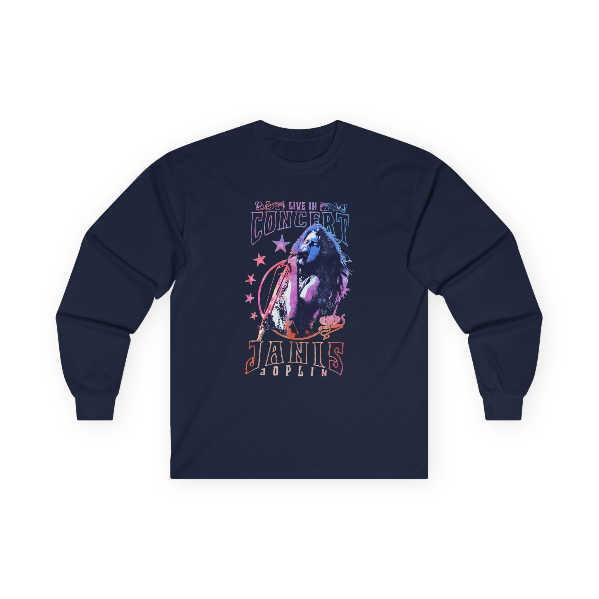 Janis Joplin Concer Unisex Ultra Cotton Long Sleeve Tee - Image 5