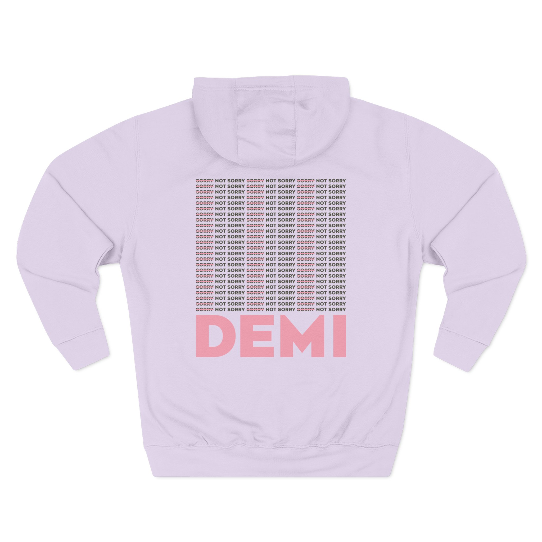 D L Not Sorry Three-Panel Fleece Hoodie - Image 10
