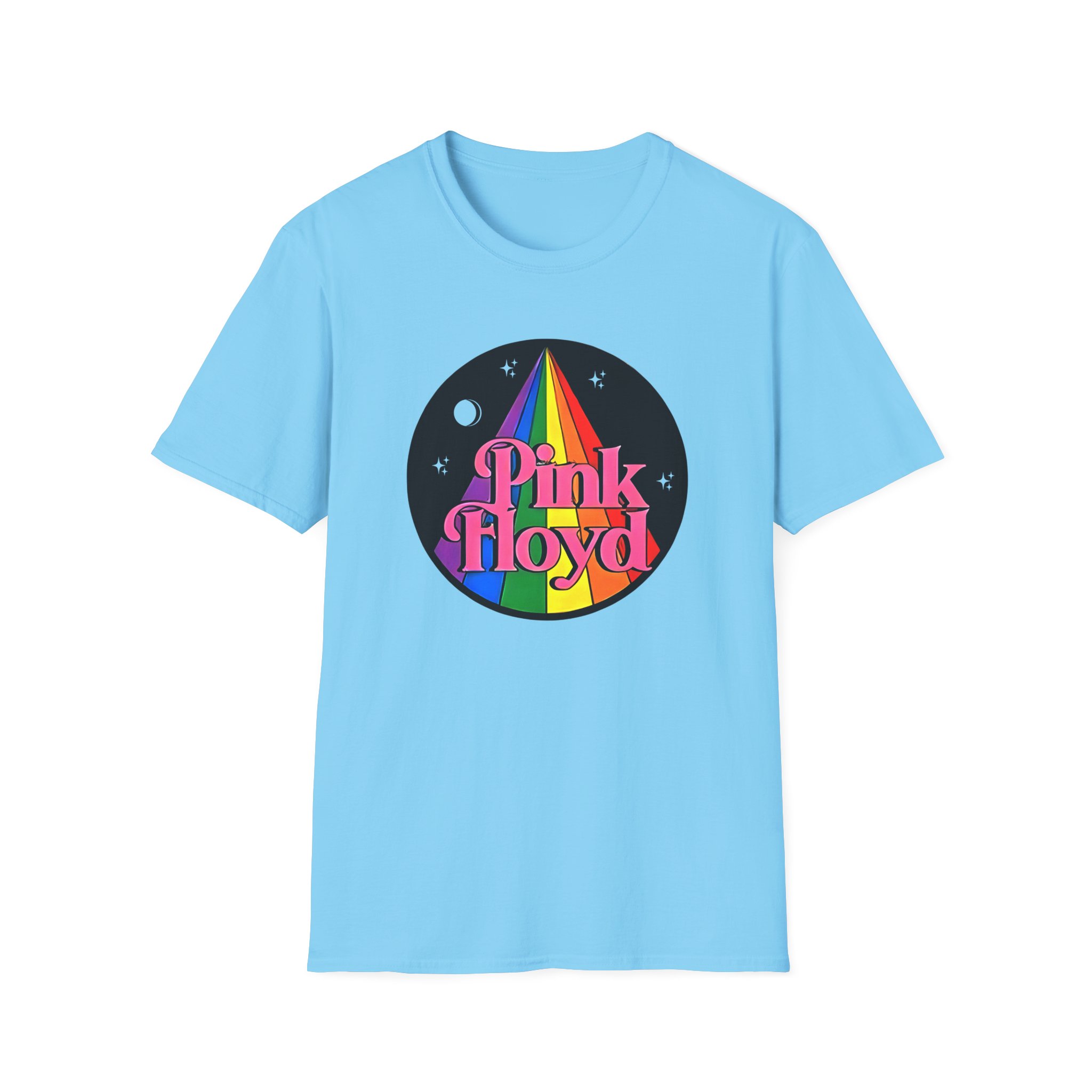 Pink Floyd Rainbow Unisex Softstyle T-shirt - Image 17
