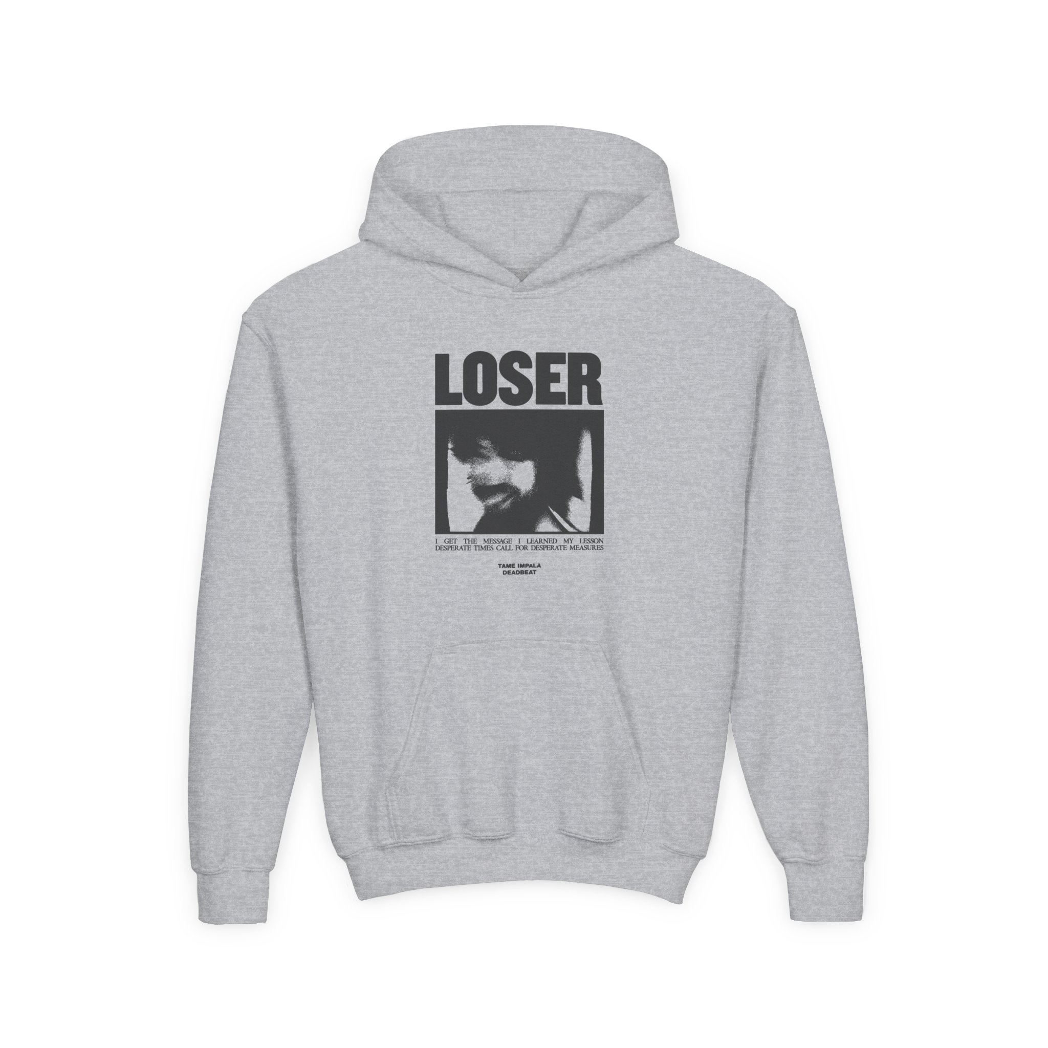 Tame Impala Loser Youth Heavy Blend Hooded Sweatshirt - Image 3