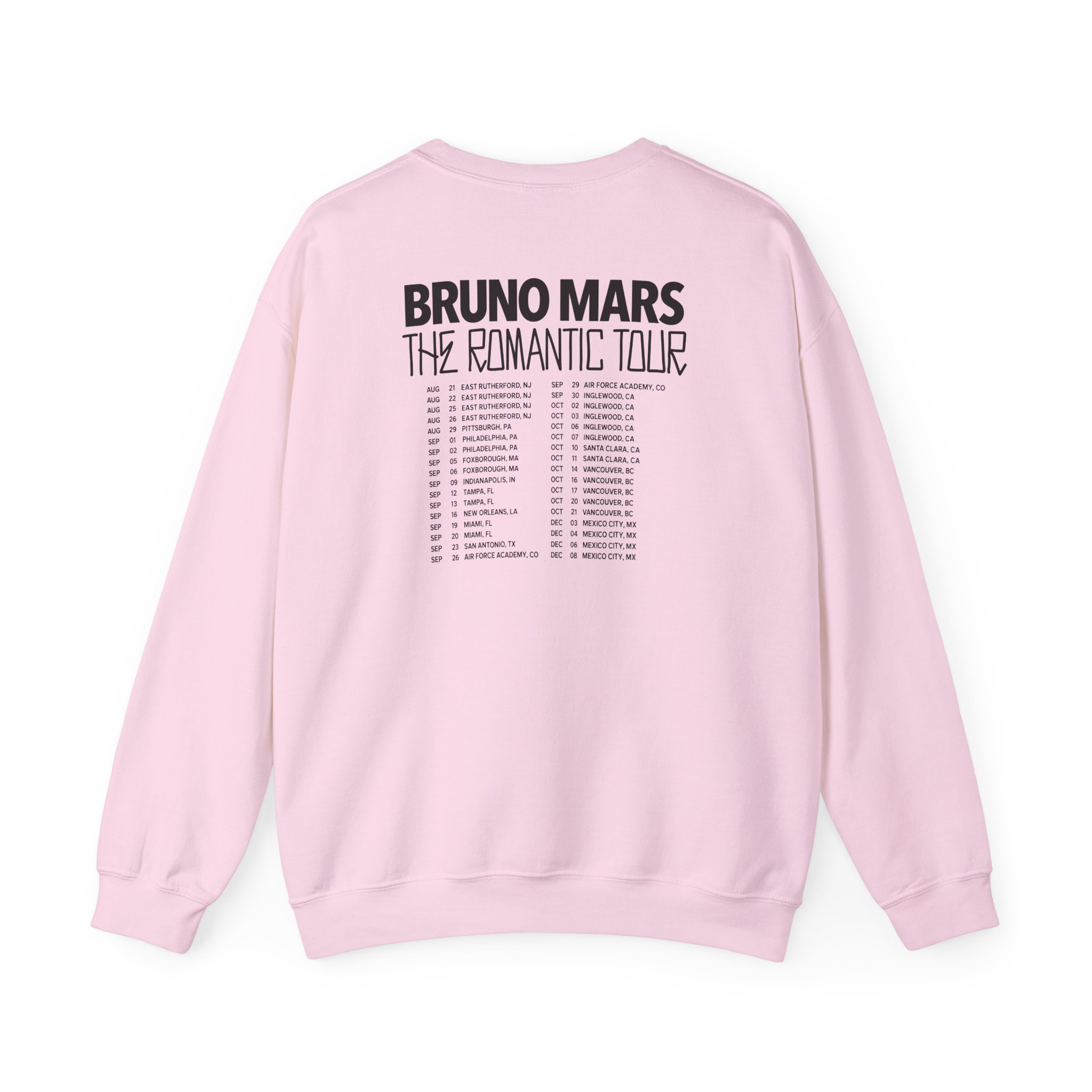 Bruno Mars the Romantic Tour Unisex Heavy Blend™ Crewneck Sweatshirt - Image 14
