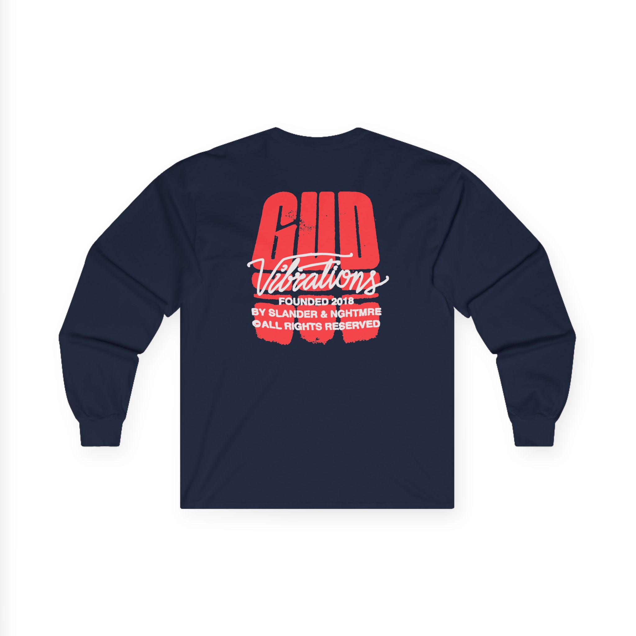 Slander Gud Vibrations Graffiti Unisex Ultra Cotton Long Sleeve Tee - Image 10