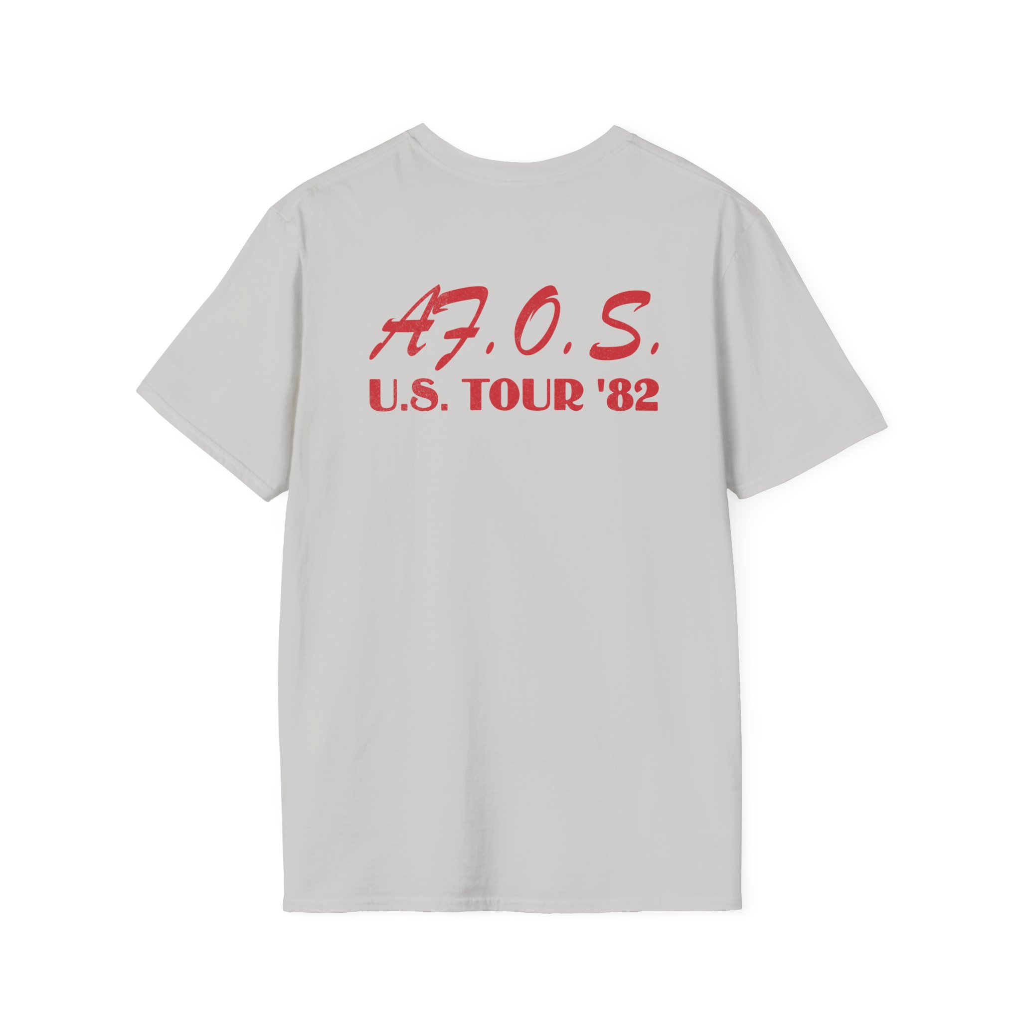 A Flock of Seagulls Us 1982 Tour Unisex Softstyle T-Shirt - Image 6
