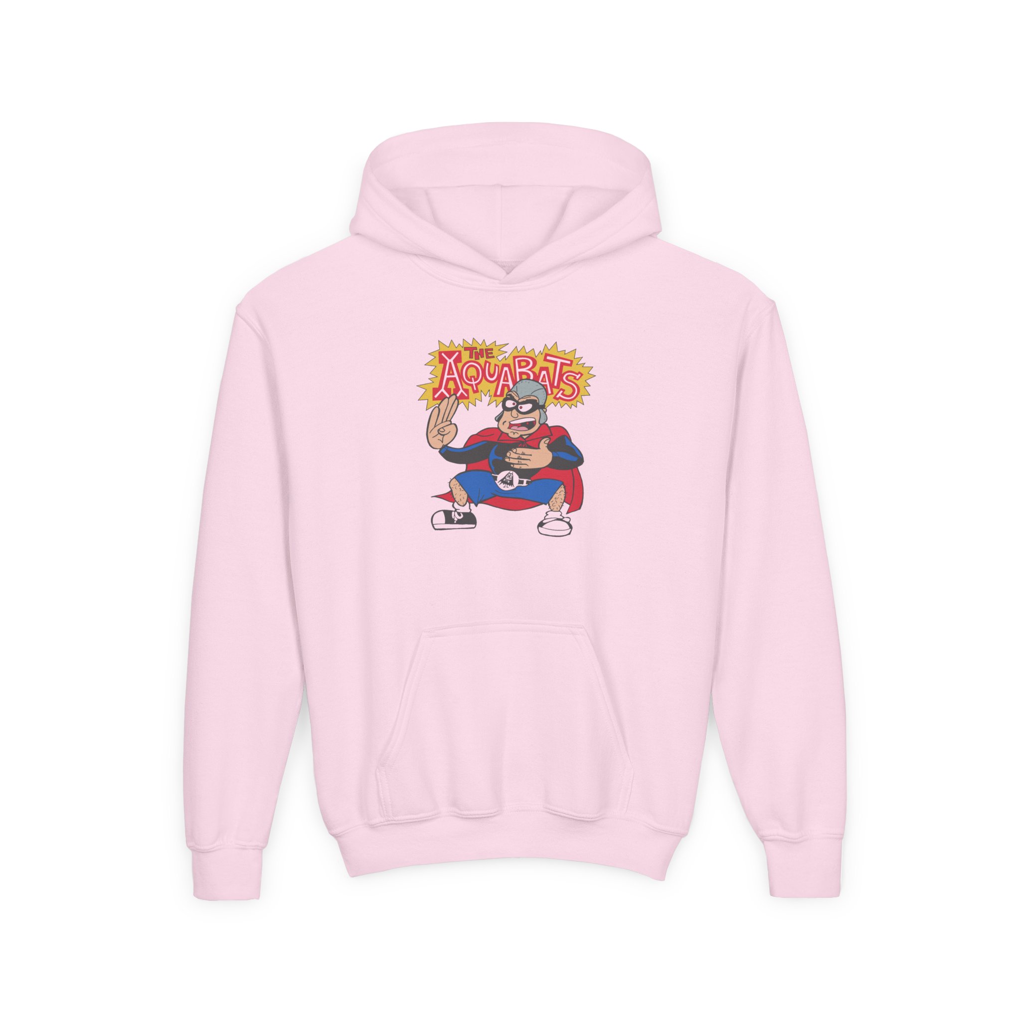 The Aquabats Bat Commander Youth Heavy Blend Hooded Sweatshirt - Image 7