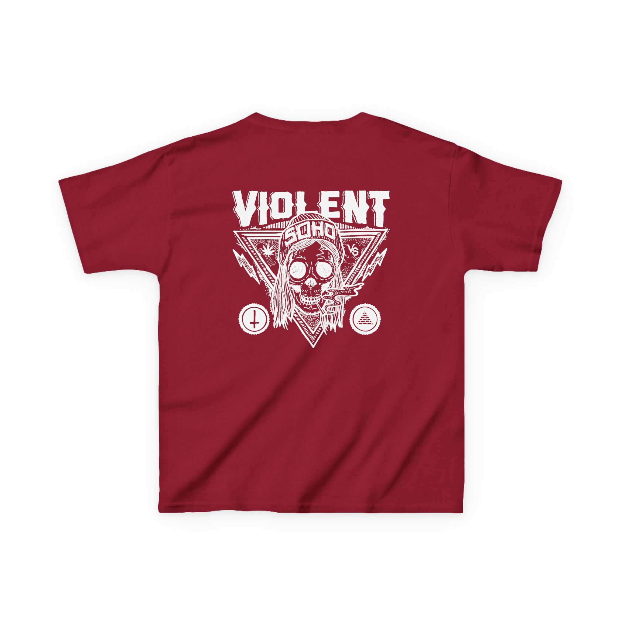 Violent Soho Blazin Skull Kids Heavy Cotton™ Tee - Image 20