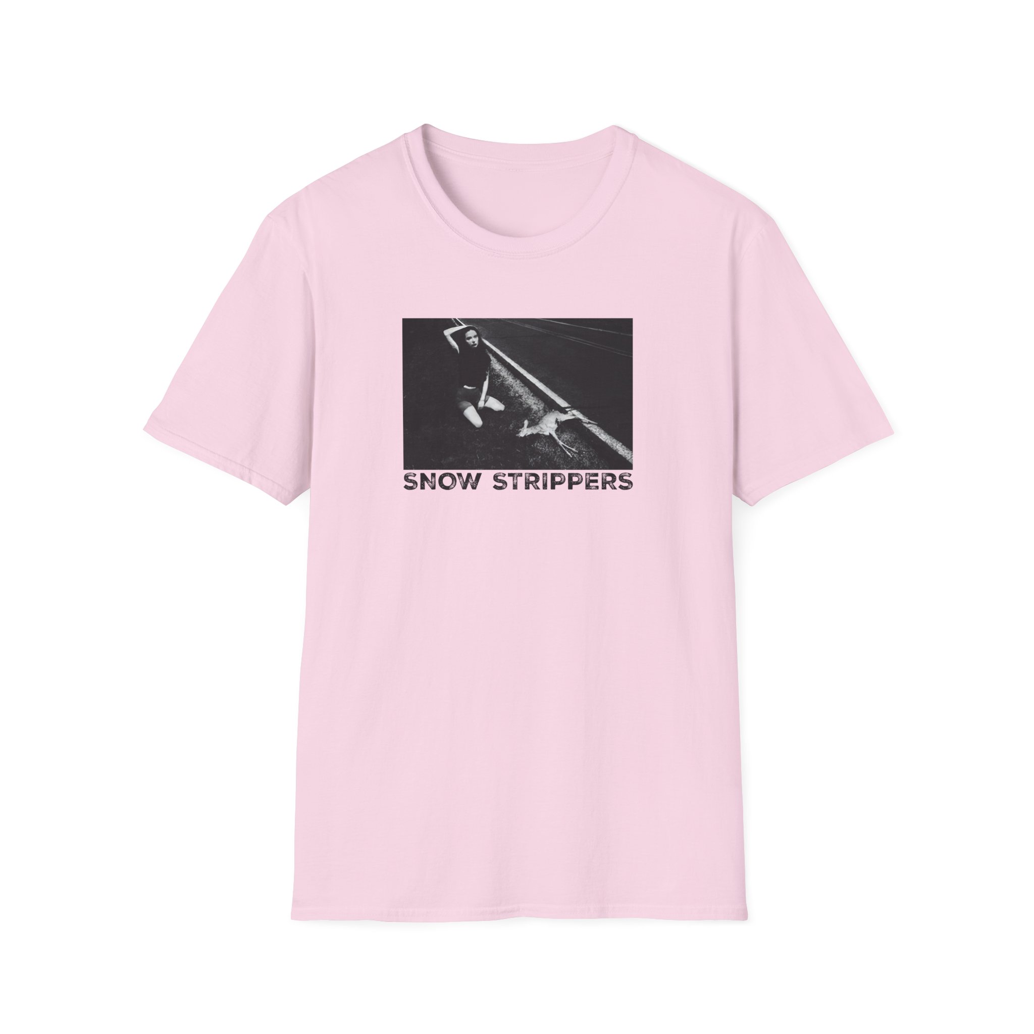 Snow Strippers Unisex Softstyle T-Shirt - Image 13
