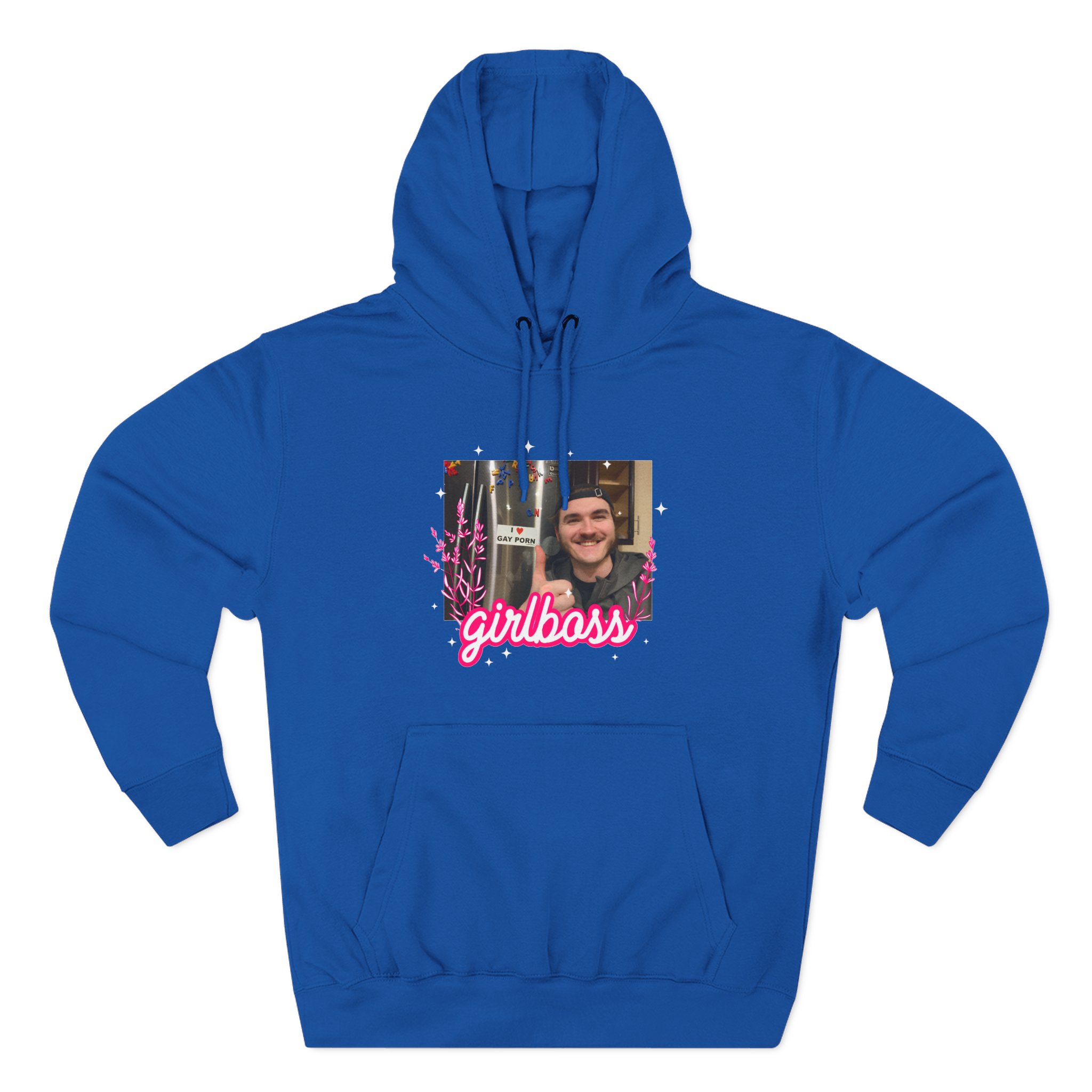 Jschlatt Girlboss Three-Panel Fleece Hoodie - Image 9
