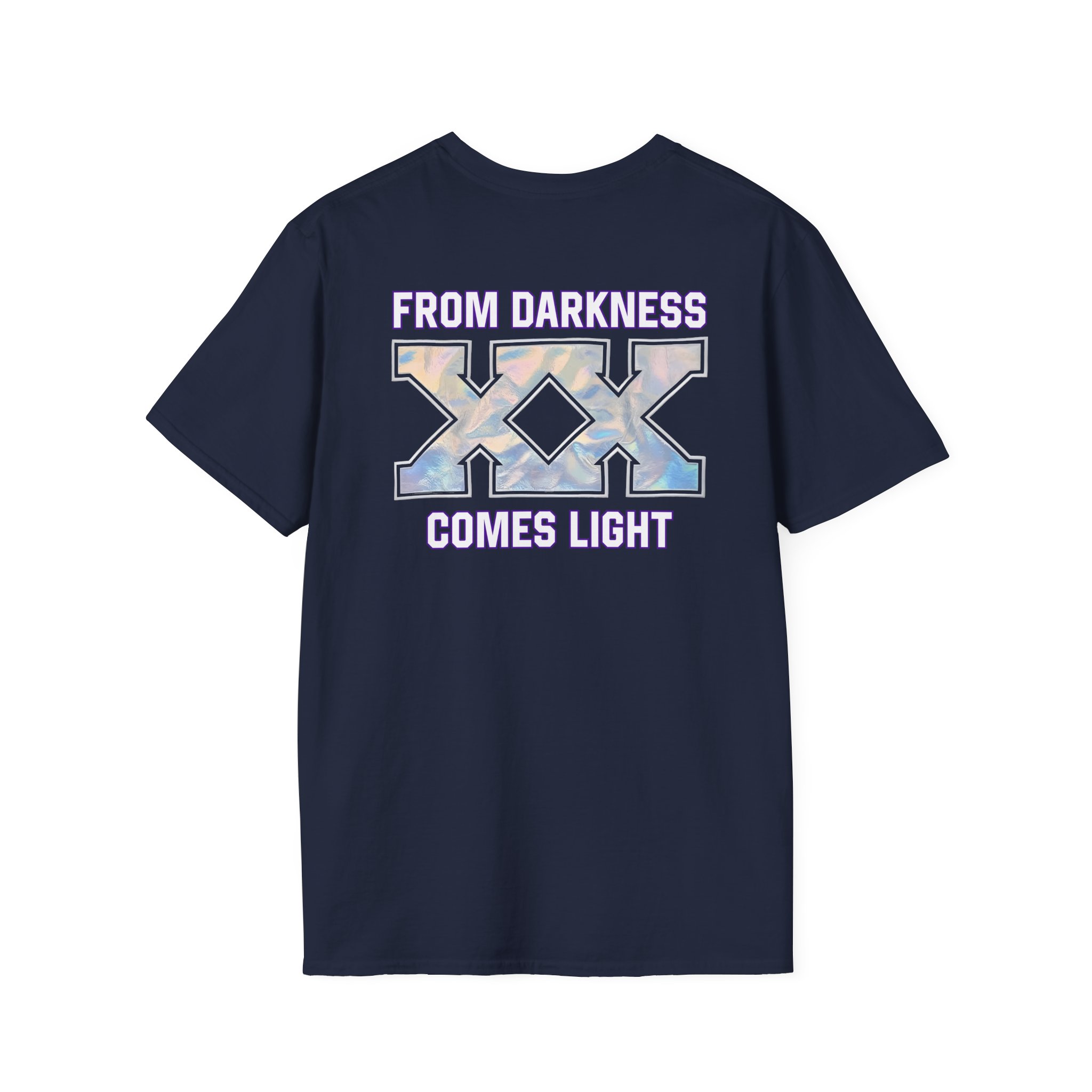 Deathpact From Darkness xx Comes Light Unisex Softstyle T-shirt - Image 14