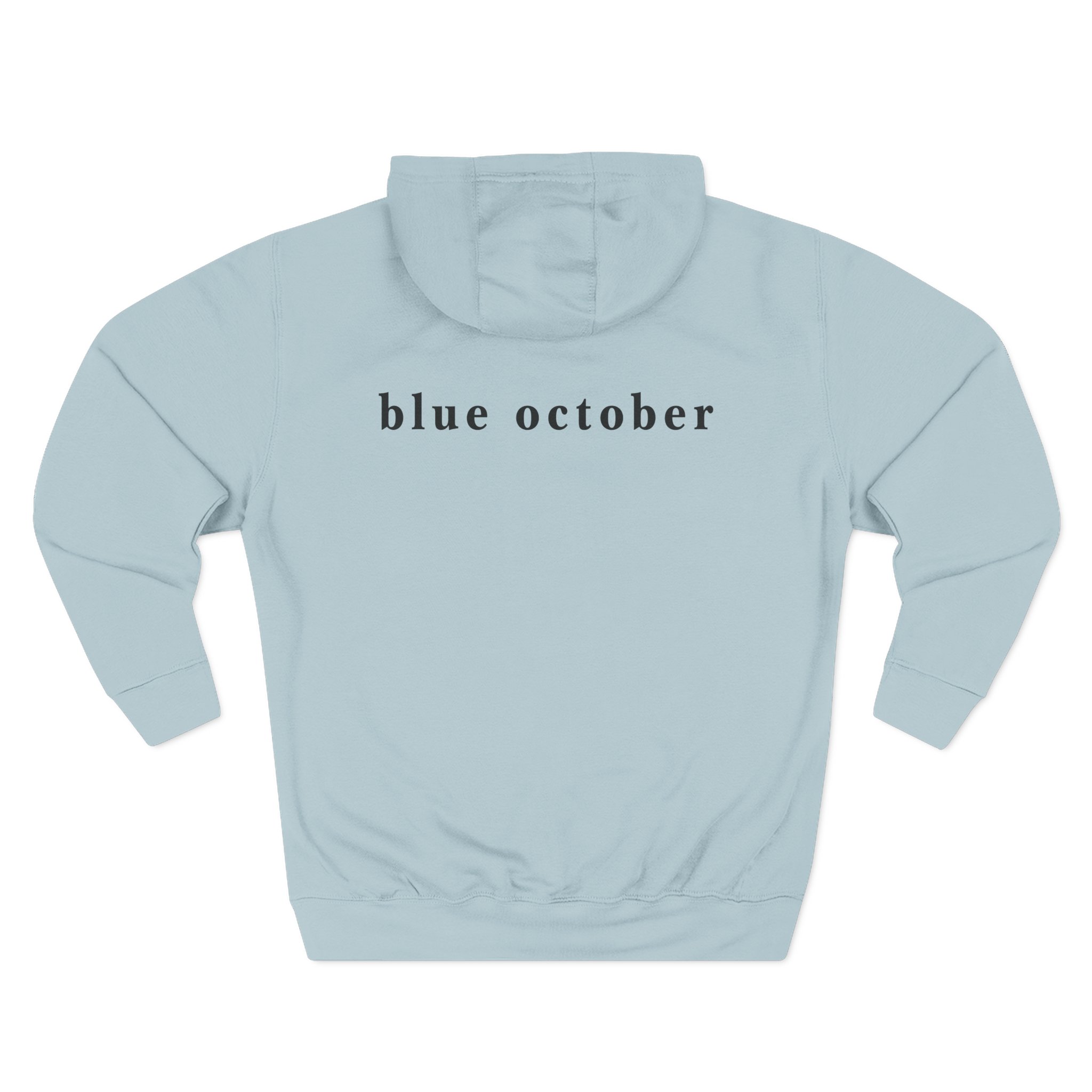Blue October Big Rose Three-Panel Fleece Hoodie - Image 12