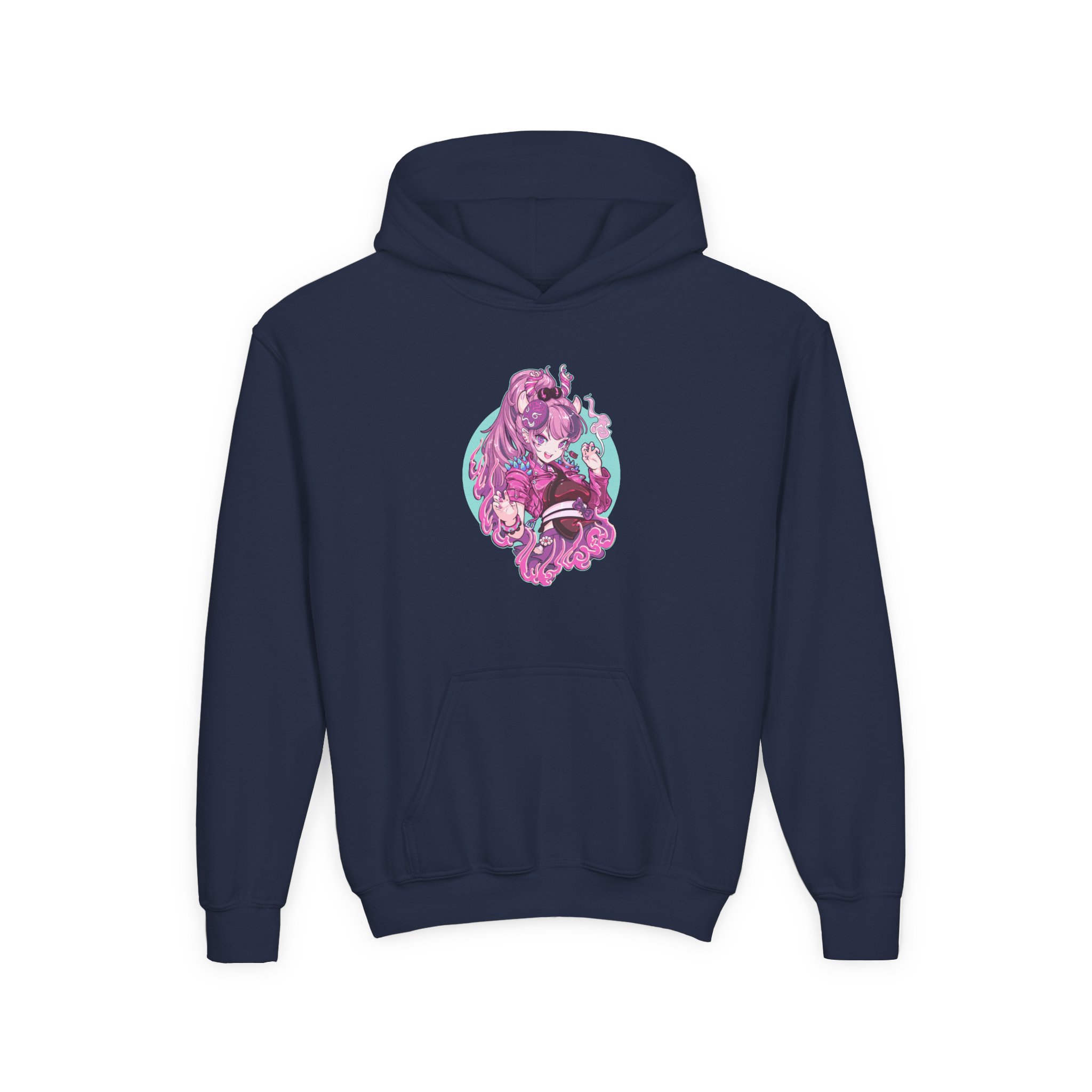Ironmouse × Invasion Club Youth Heavy Blend Hooded Sweatshirt - Image 9