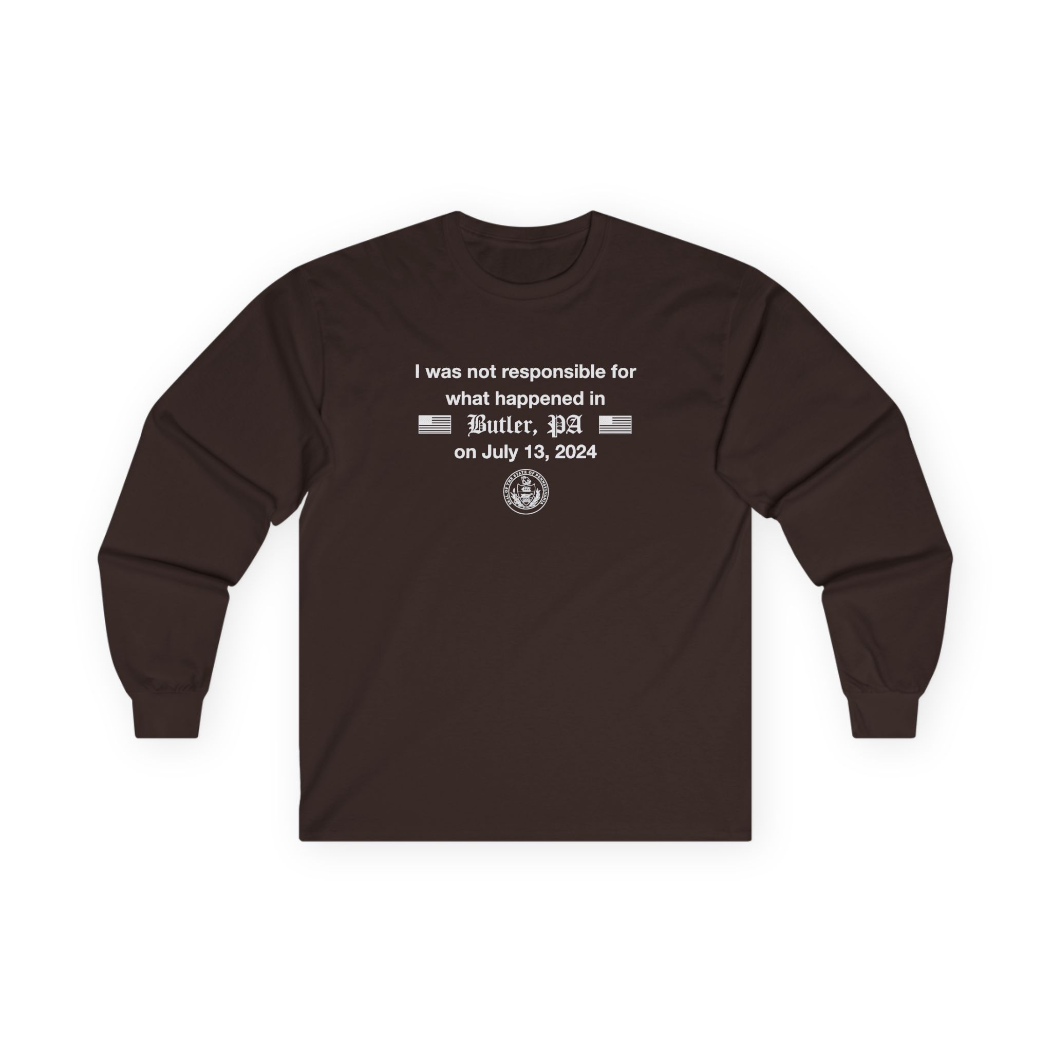 Jschlatt the Presidential Mishap Unisex Ultra Cotton Long Sleeve Tee - Image 5