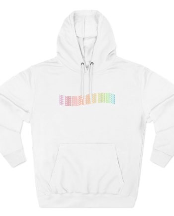 D L My Girlfriends Are My Boyfriend Pride Three-Panel Fleece Hoodie