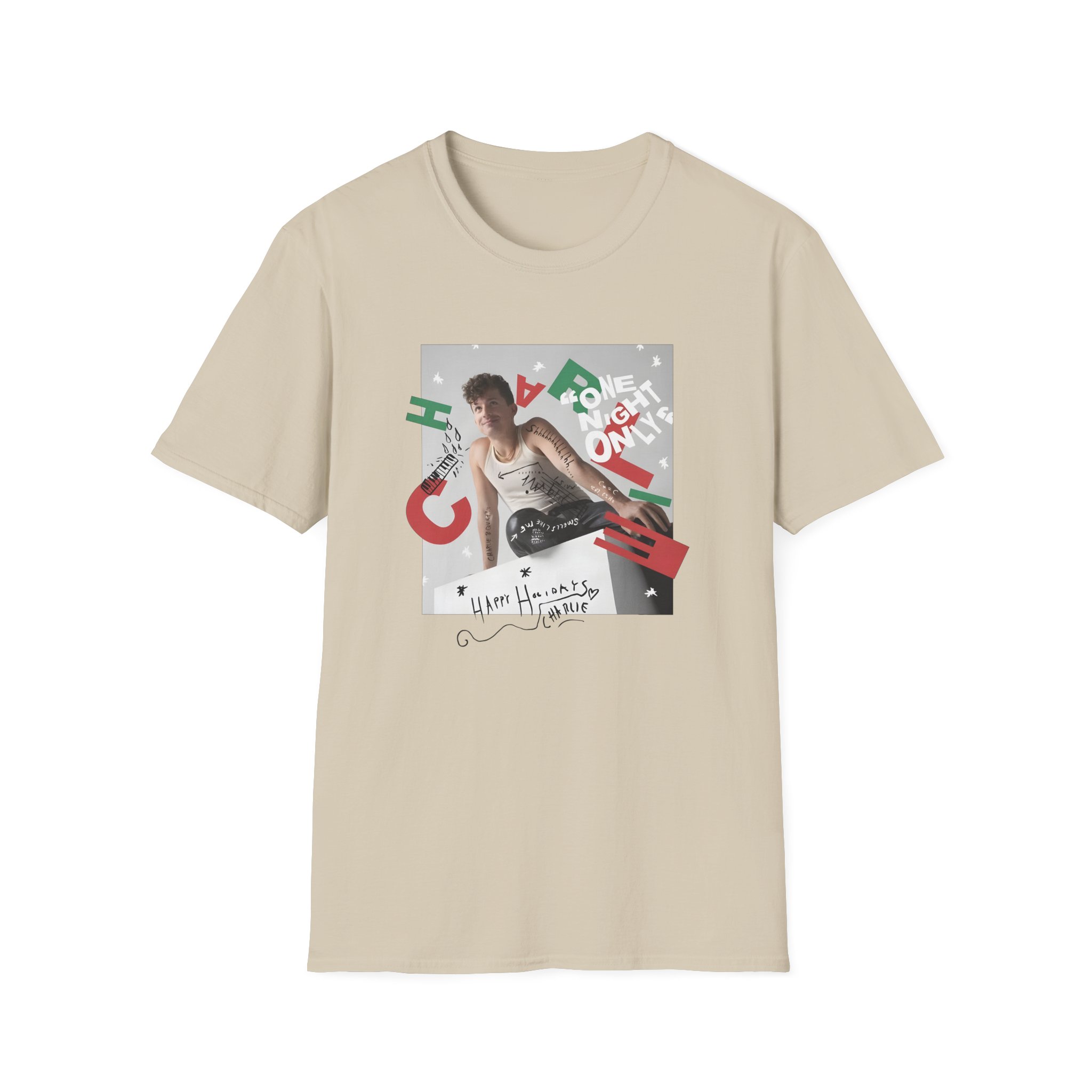 Charlie Puth Unisex Softstyle T-Shirt - Image 3