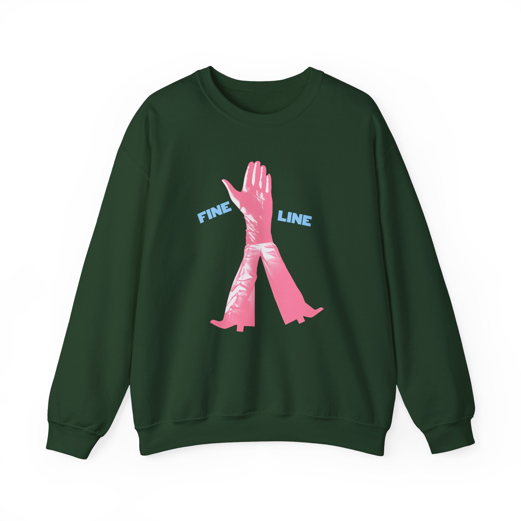 Love on Tour Fine Line Unisex Heavy Blend™ Crewneck Sweatshirt - Image 9