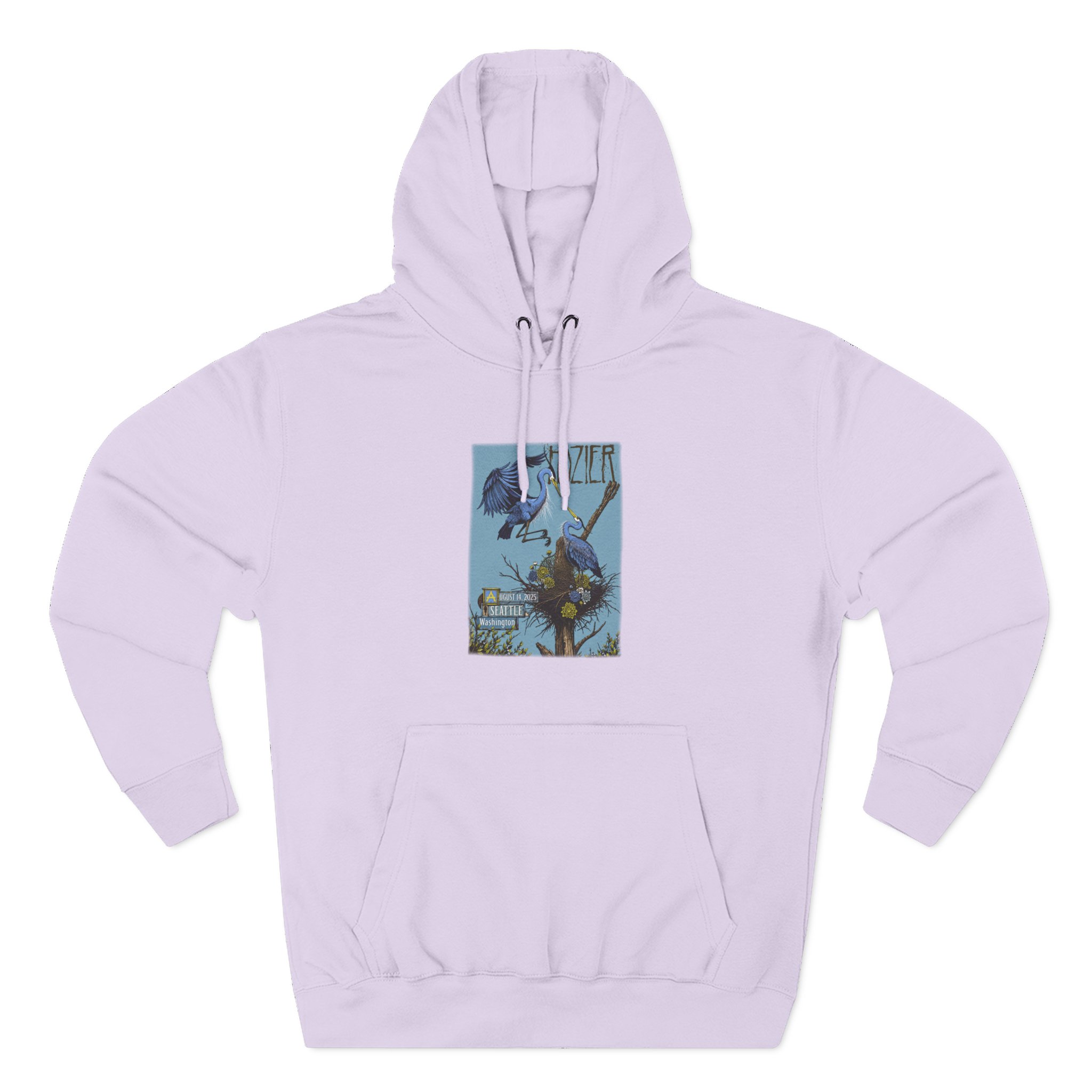 Hozier Seattle August 14 Show Three-Panel Fleece Hoodie - Image 9