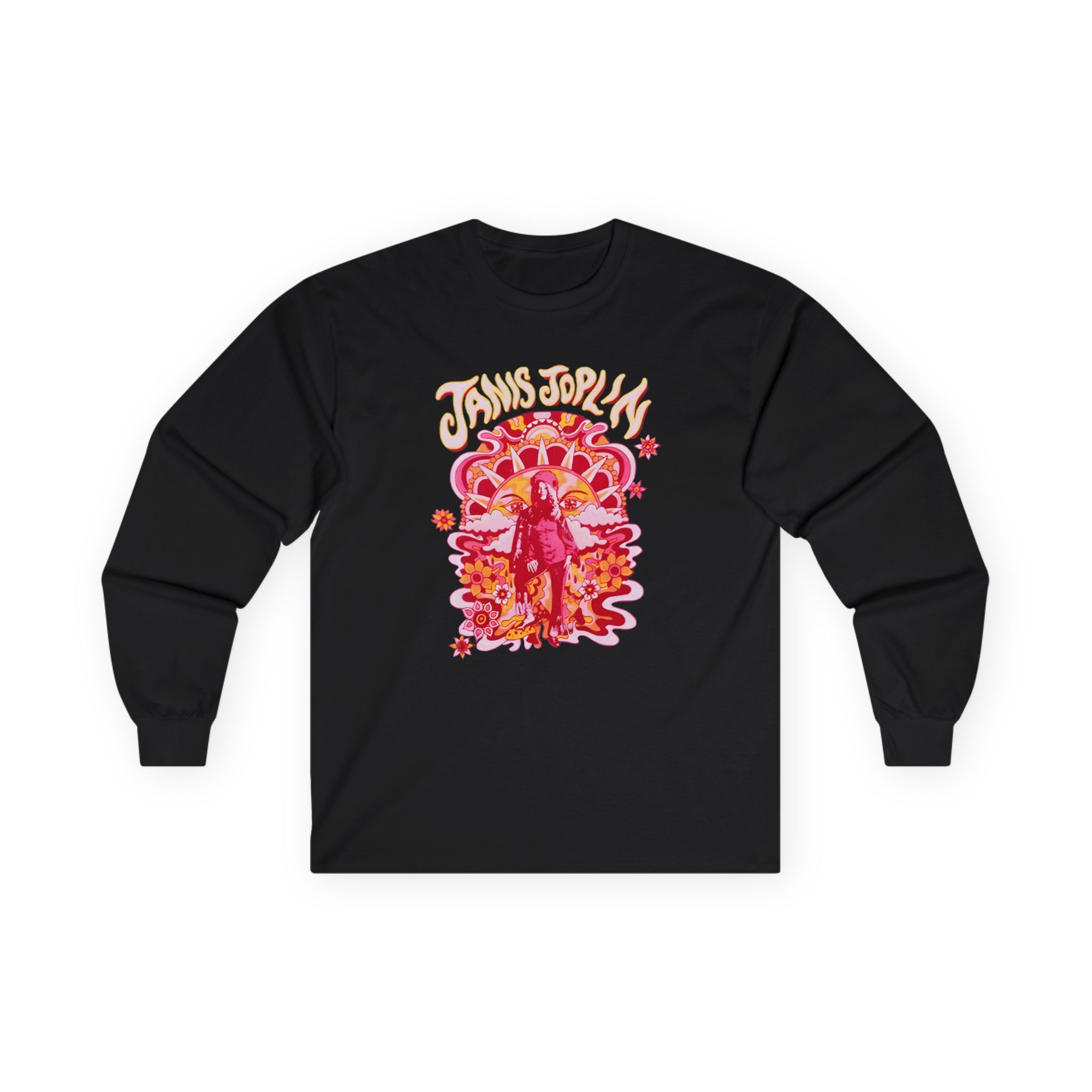 Janis Joplin Groovy Unisex Ultra Cotton Long Sleeve Tee