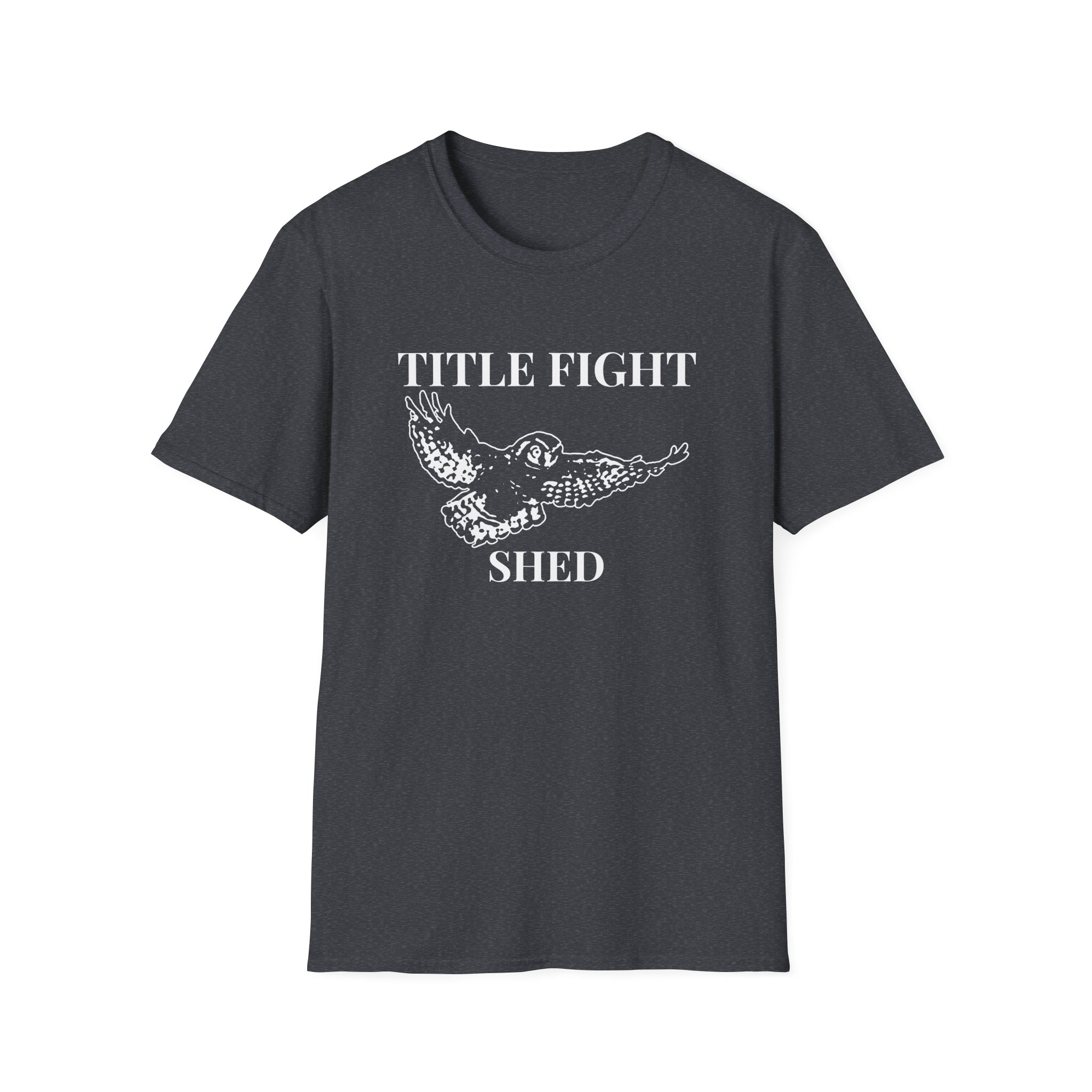 Cold Cuts Title Fight Shed Owl Unisex Softstyle T-Shirt - Image 17