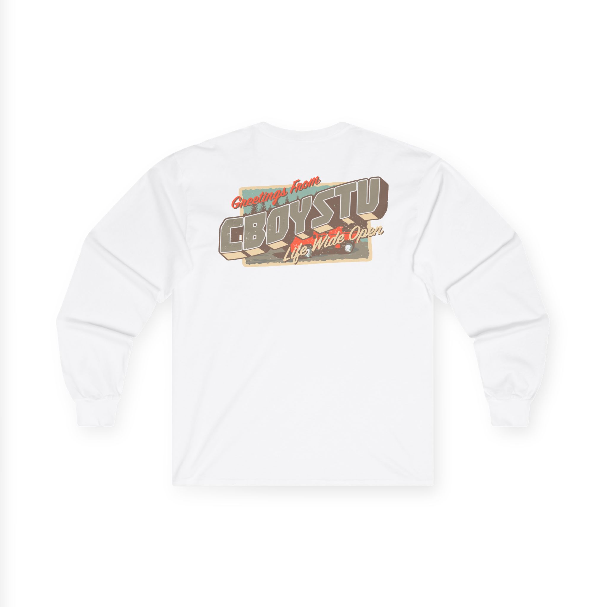 Cboystv Postcard Unisex Ultra Cotton Long Sleeve Tee - Image 4
