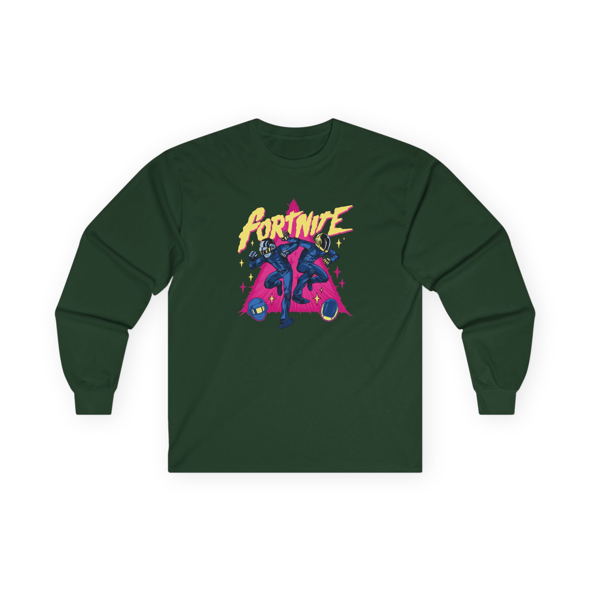 Daft Punk Ortnite X Daft Punk Unisex Ultra Cotton Long Sleeve Tee - Image 5