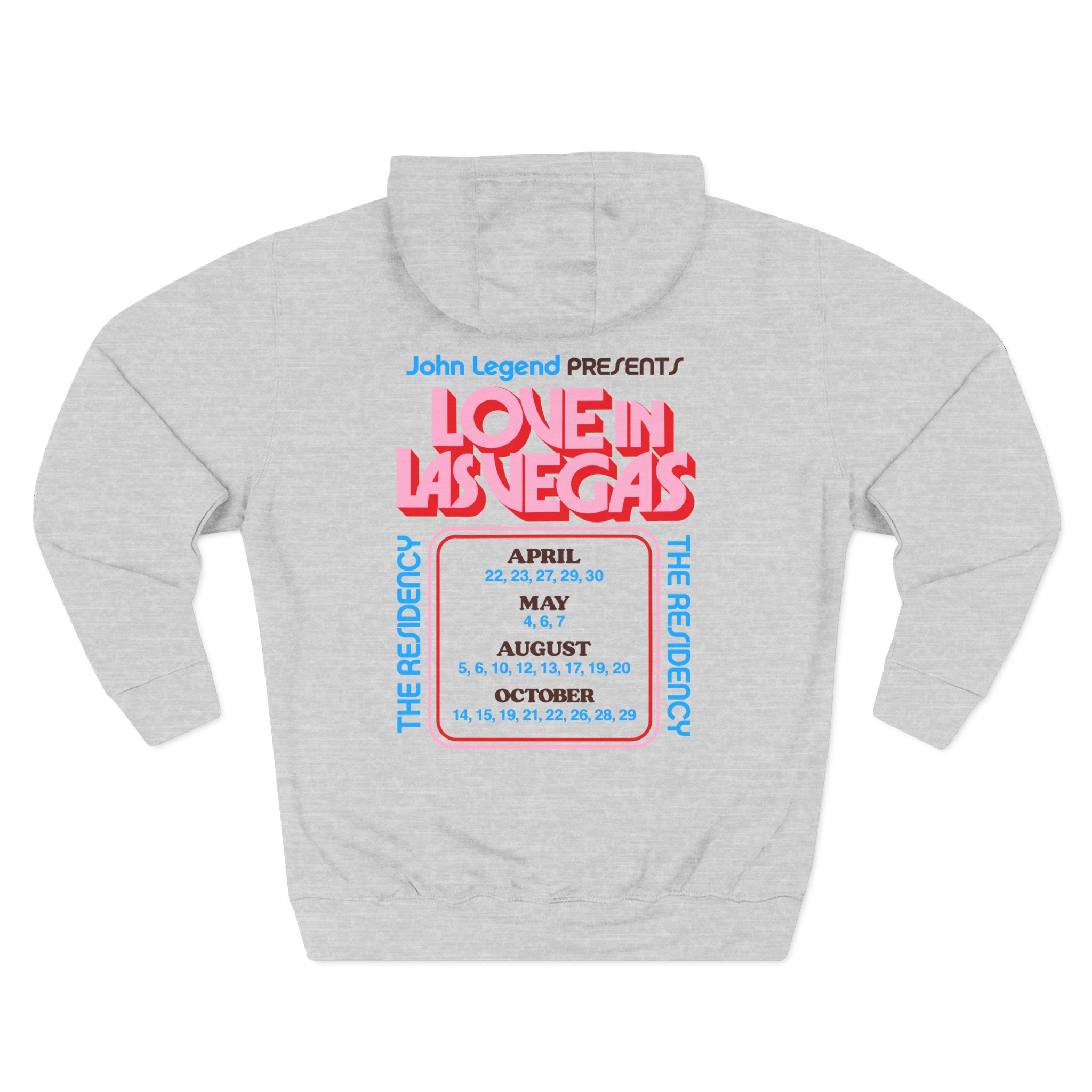 John Legend Love In Las Vegas Three-Panel Fleece Hoodie - Image 4