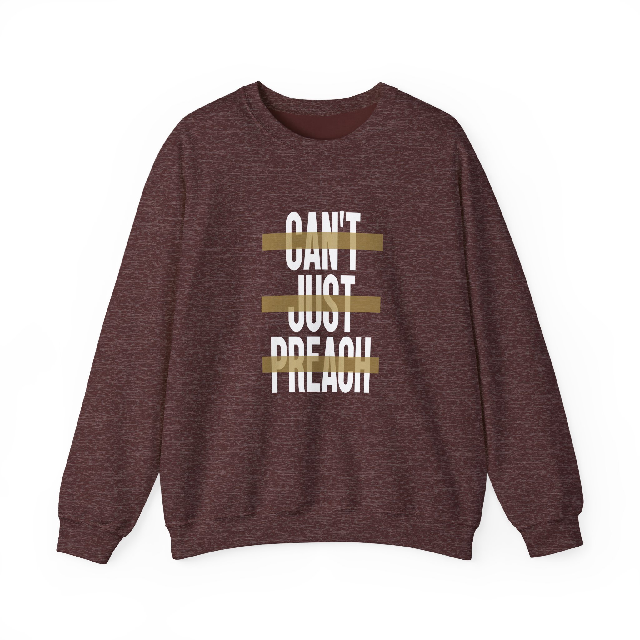 John Legend Can't Just Preach Unisex Heavy Blend™ Crewneck Sweatshirt - Image 3
