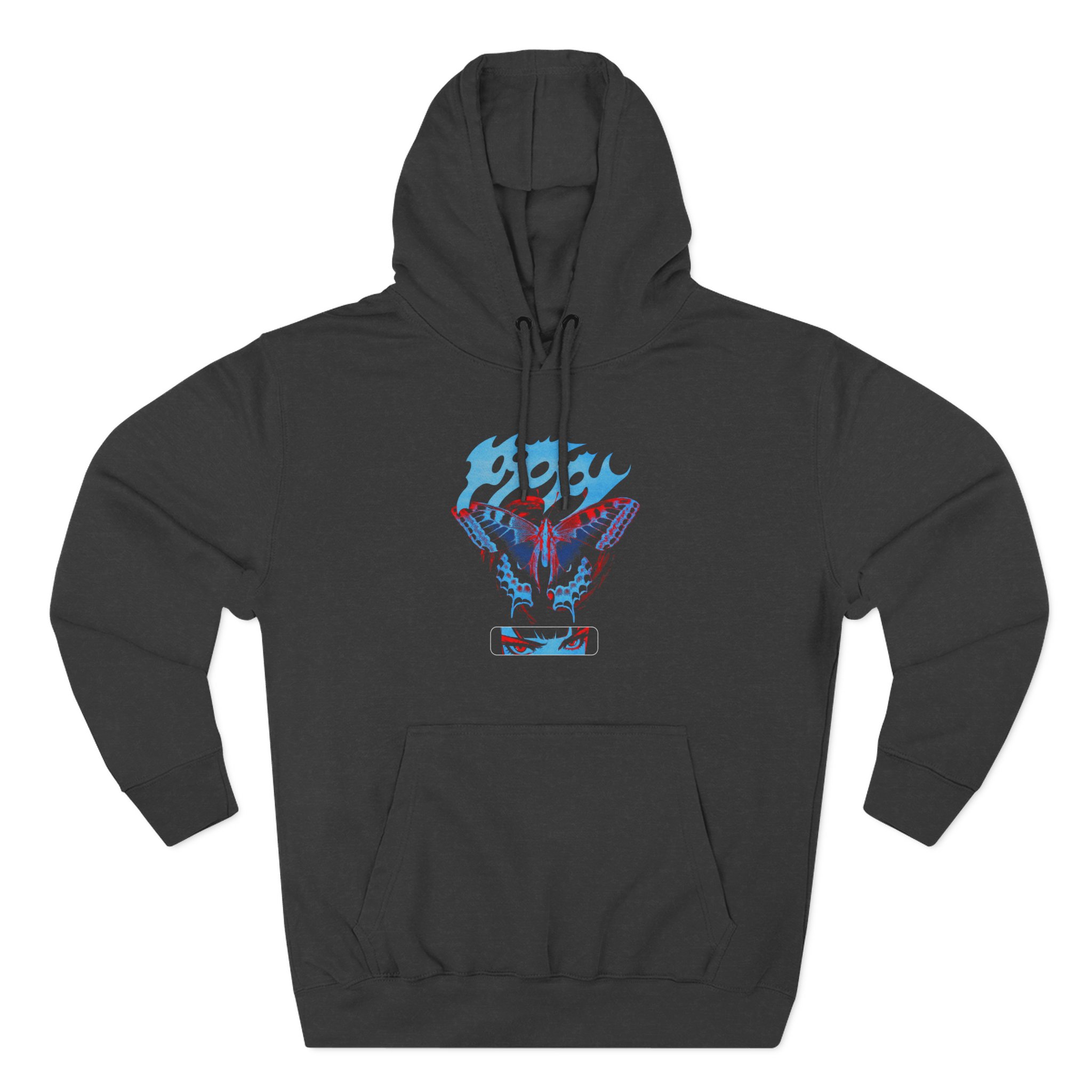 Poppy V.A.N Butterfly Three-Panel Fleece Hoodie