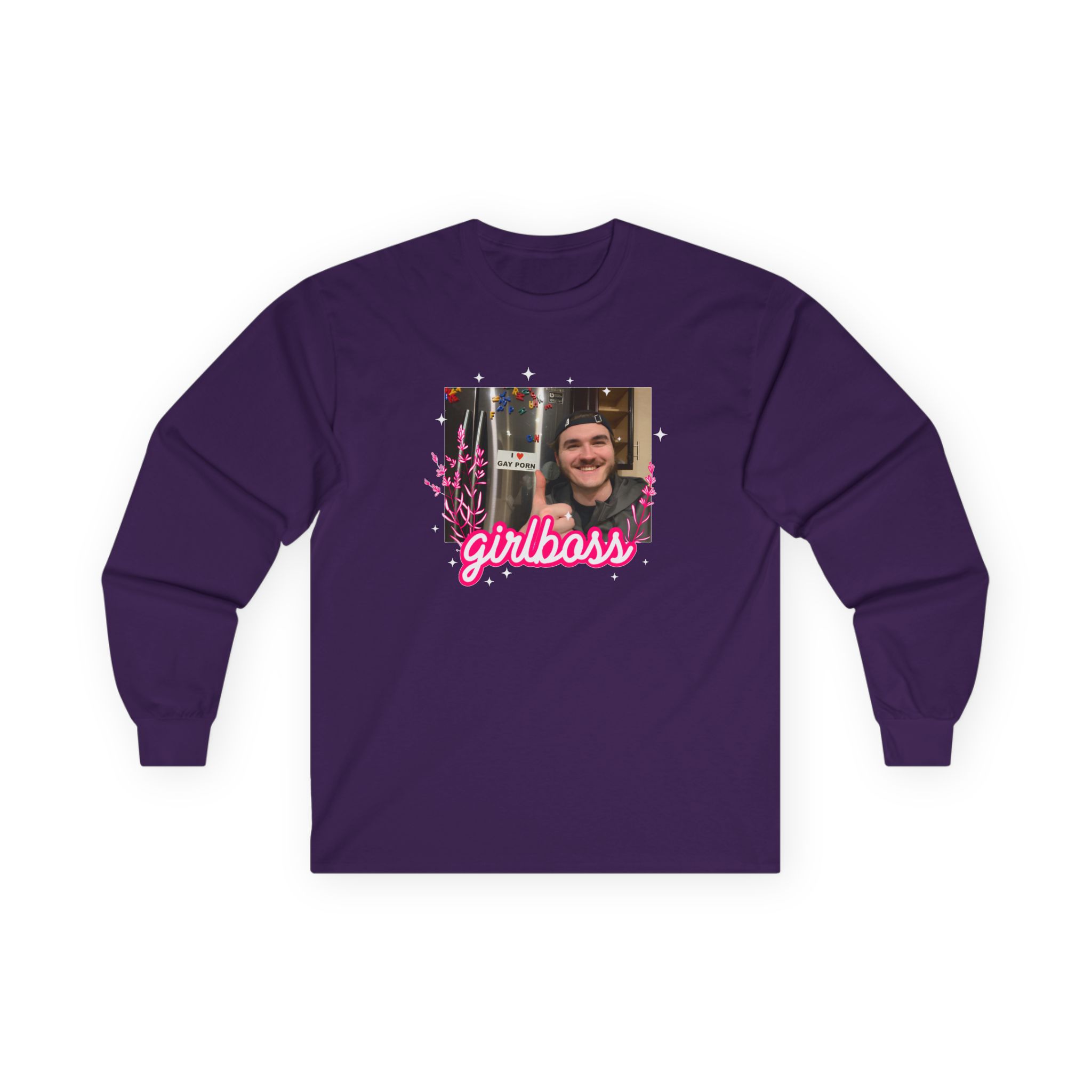Jschlatt Girlboss Unisex Ultra Cotton Long Sleeve Tee - Image 15