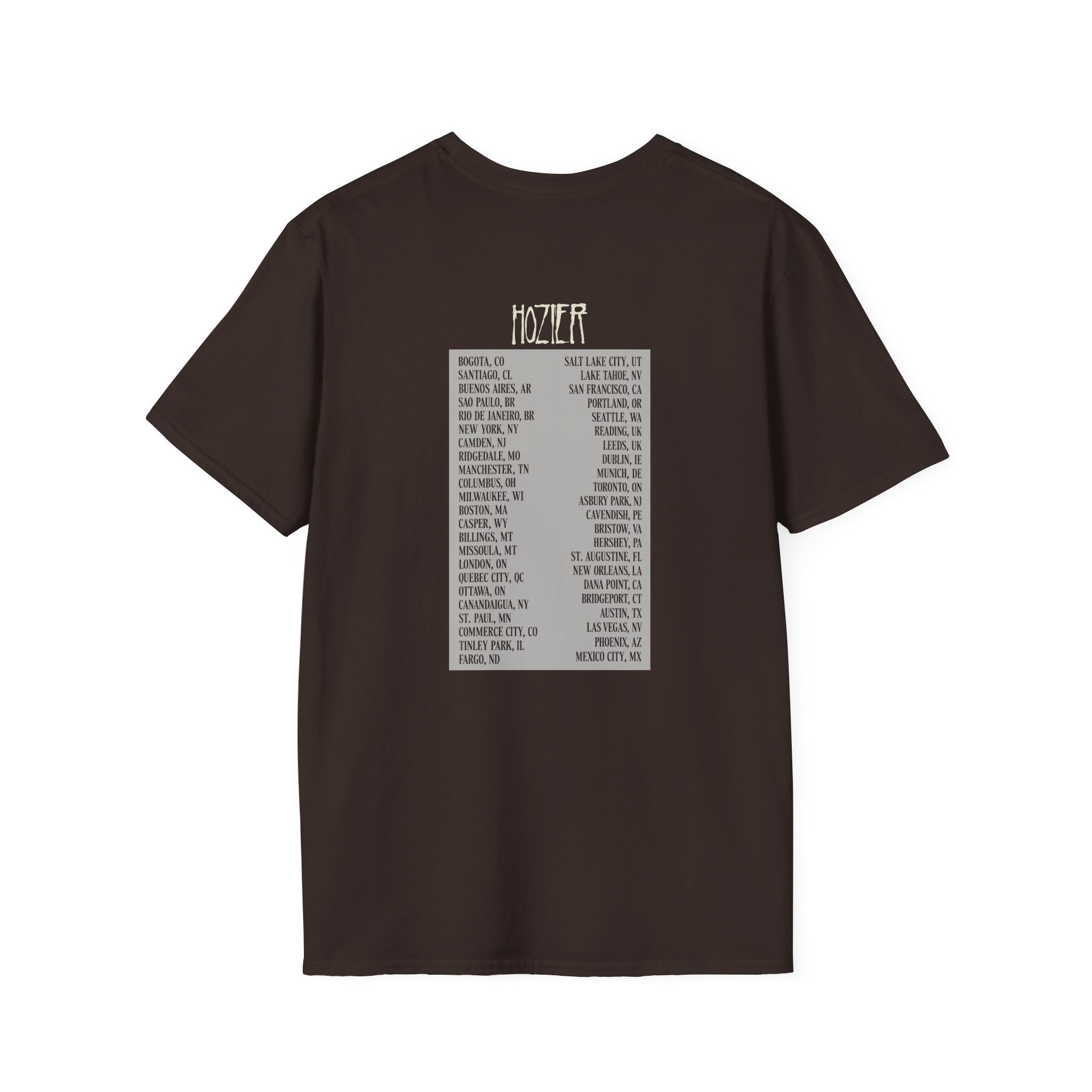 Hozier Unreal Unearth Unisex Softstyle T-Shirt - Image 4