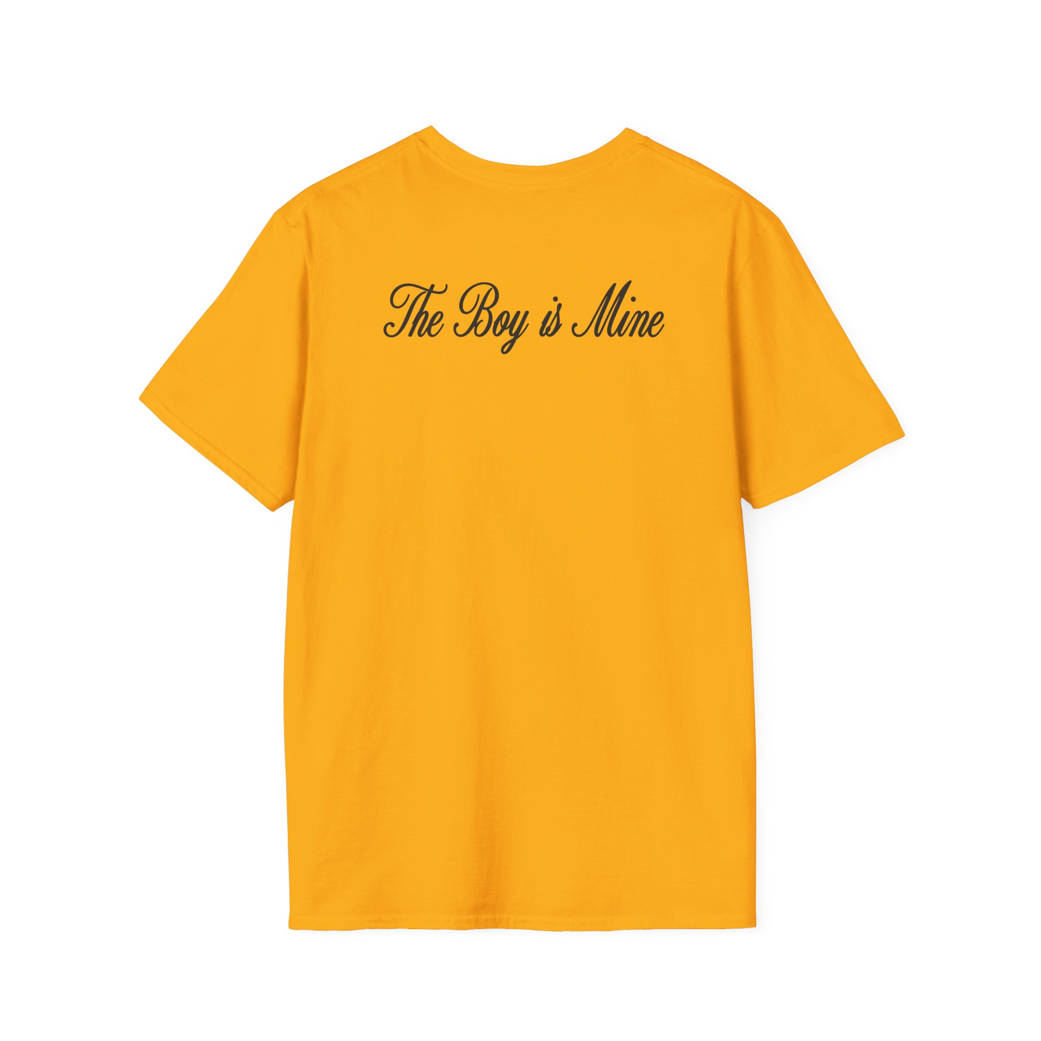AG the boy is mine Unisex Softstyle T-Shirt - Image 8